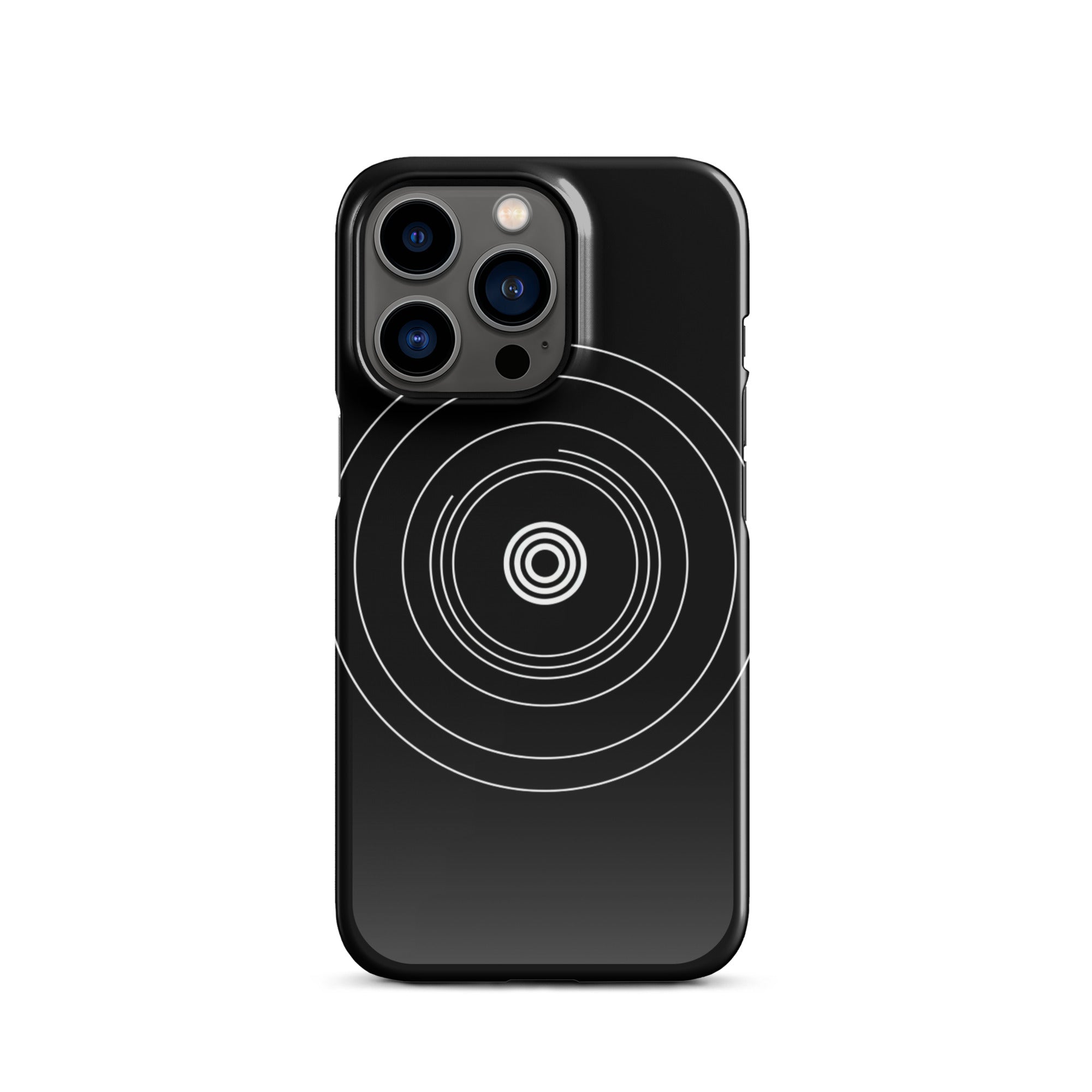 JetGirl Art Phone Case Black Circle Phone case for iPhone