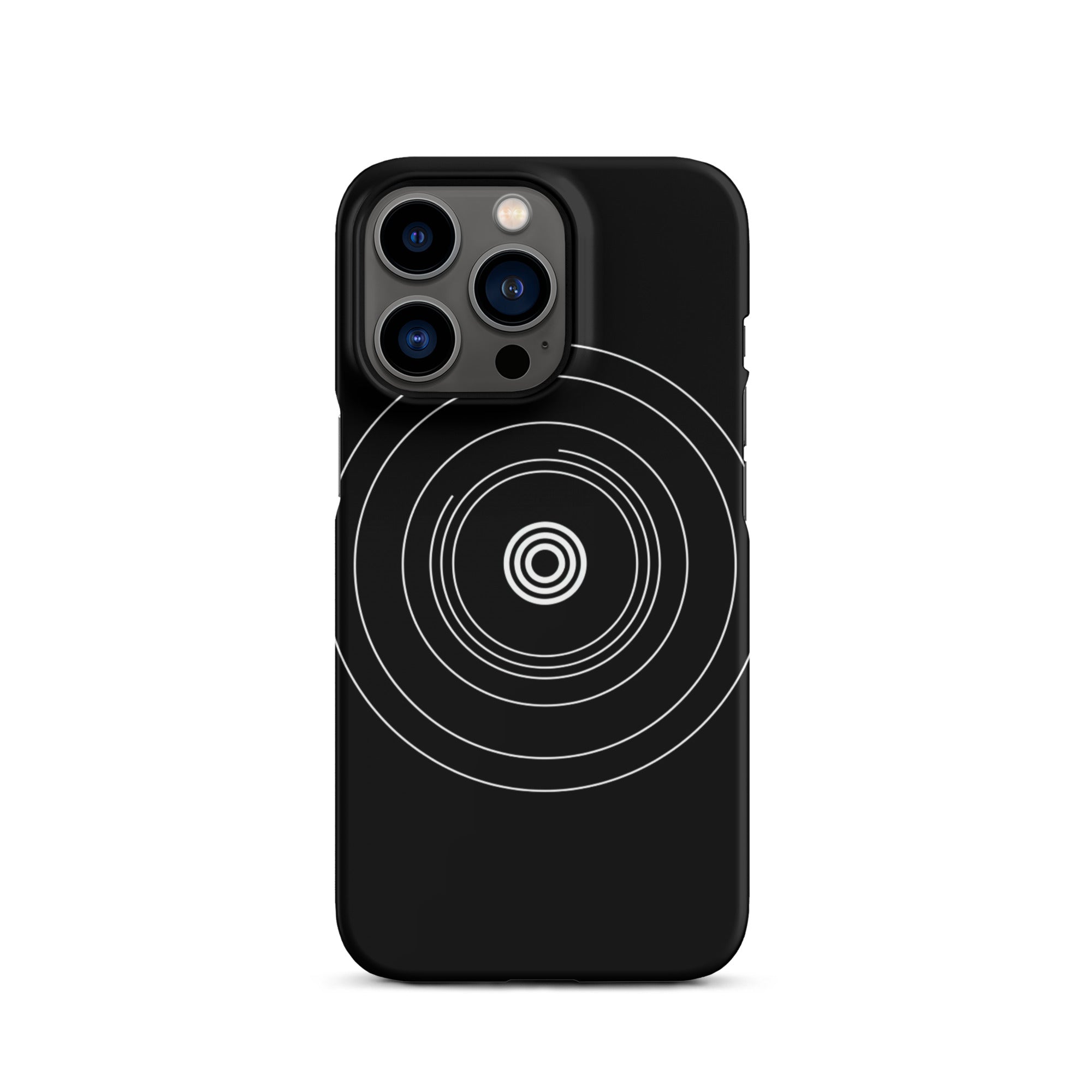 JetGirl Art Phone Case Black Circle Phone case for iPhone