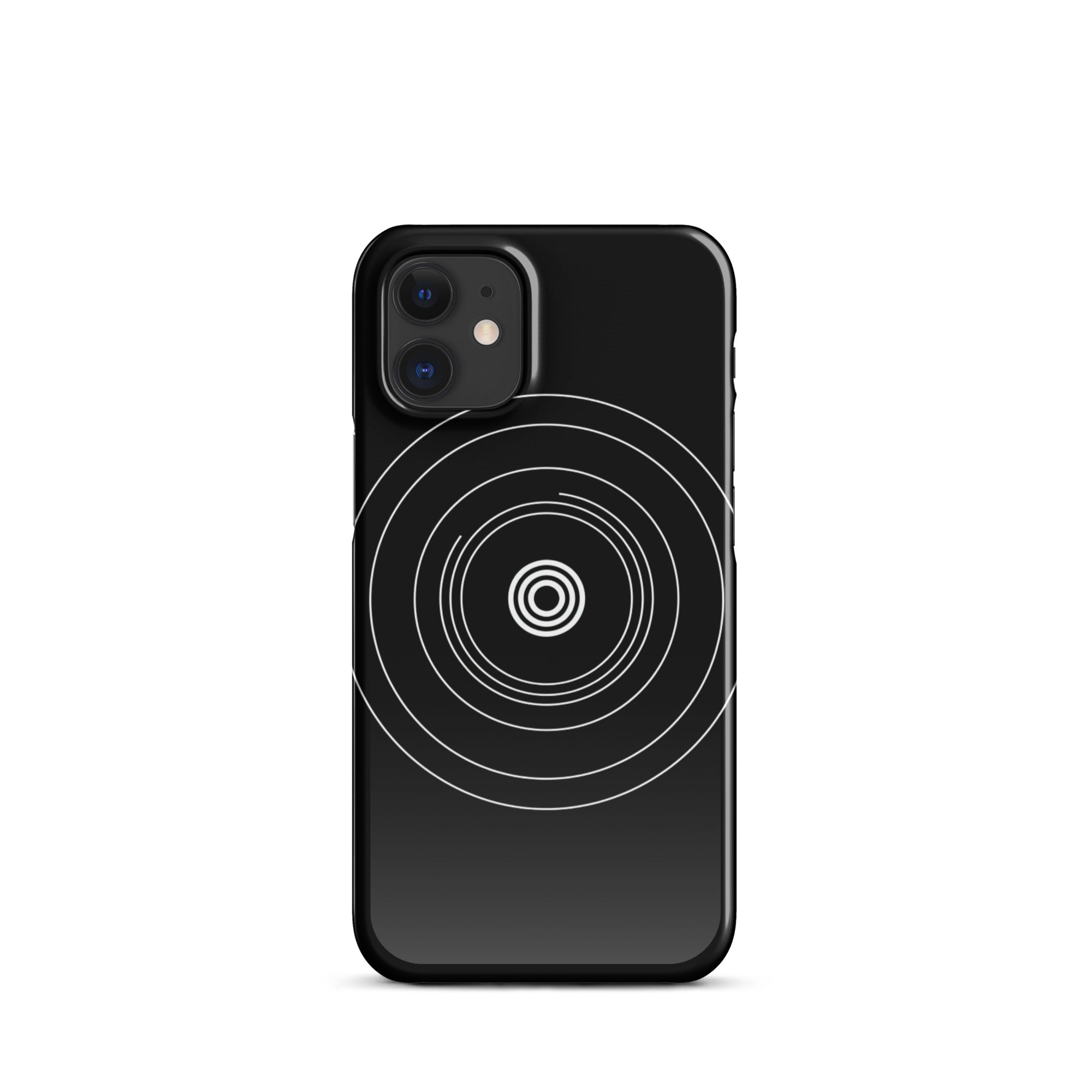 JetGirl Art Phone Case Black Circle Phone case for iPhone