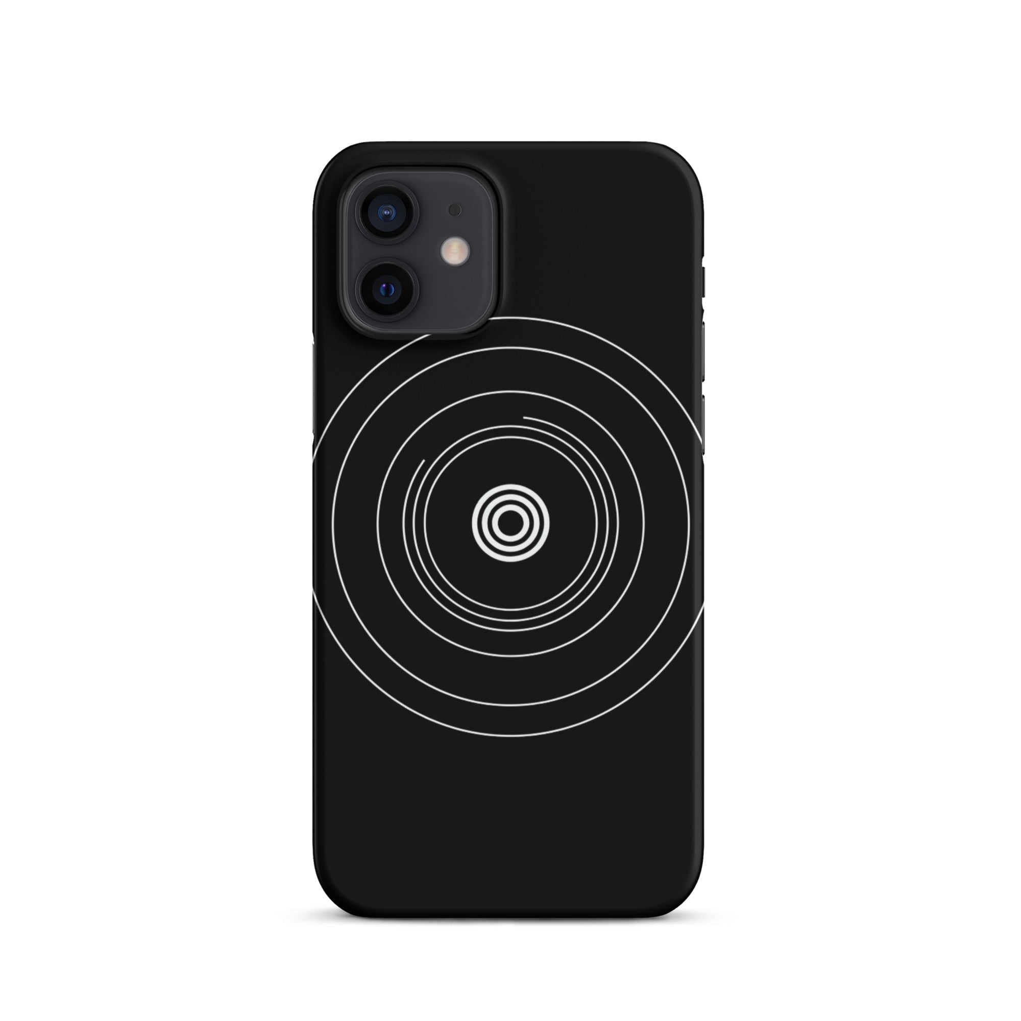 JetGirl Art Phone Case Black Circle Phone case for iPhone