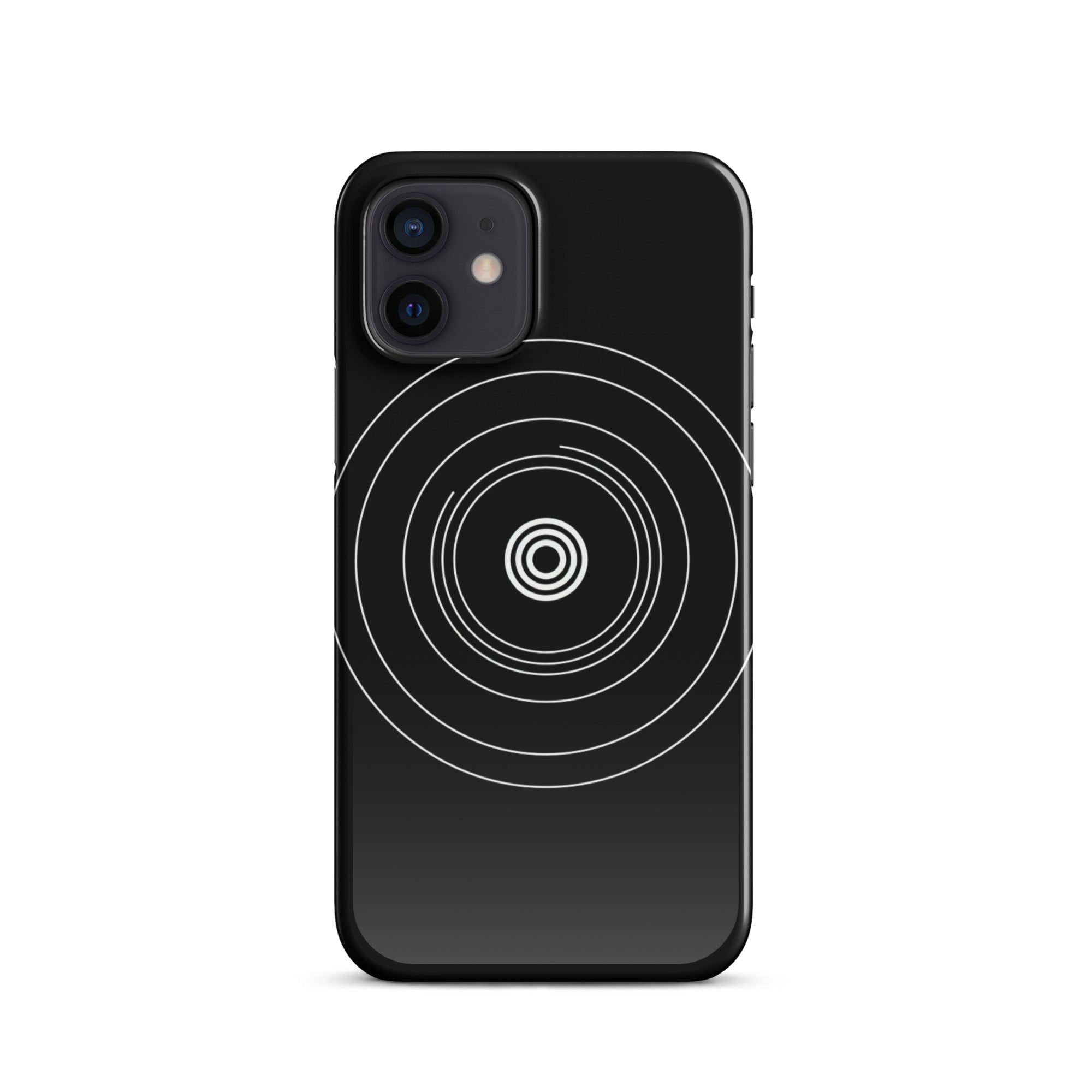 JetGirl Art Phone Case Black Circle Phone case for iPhone