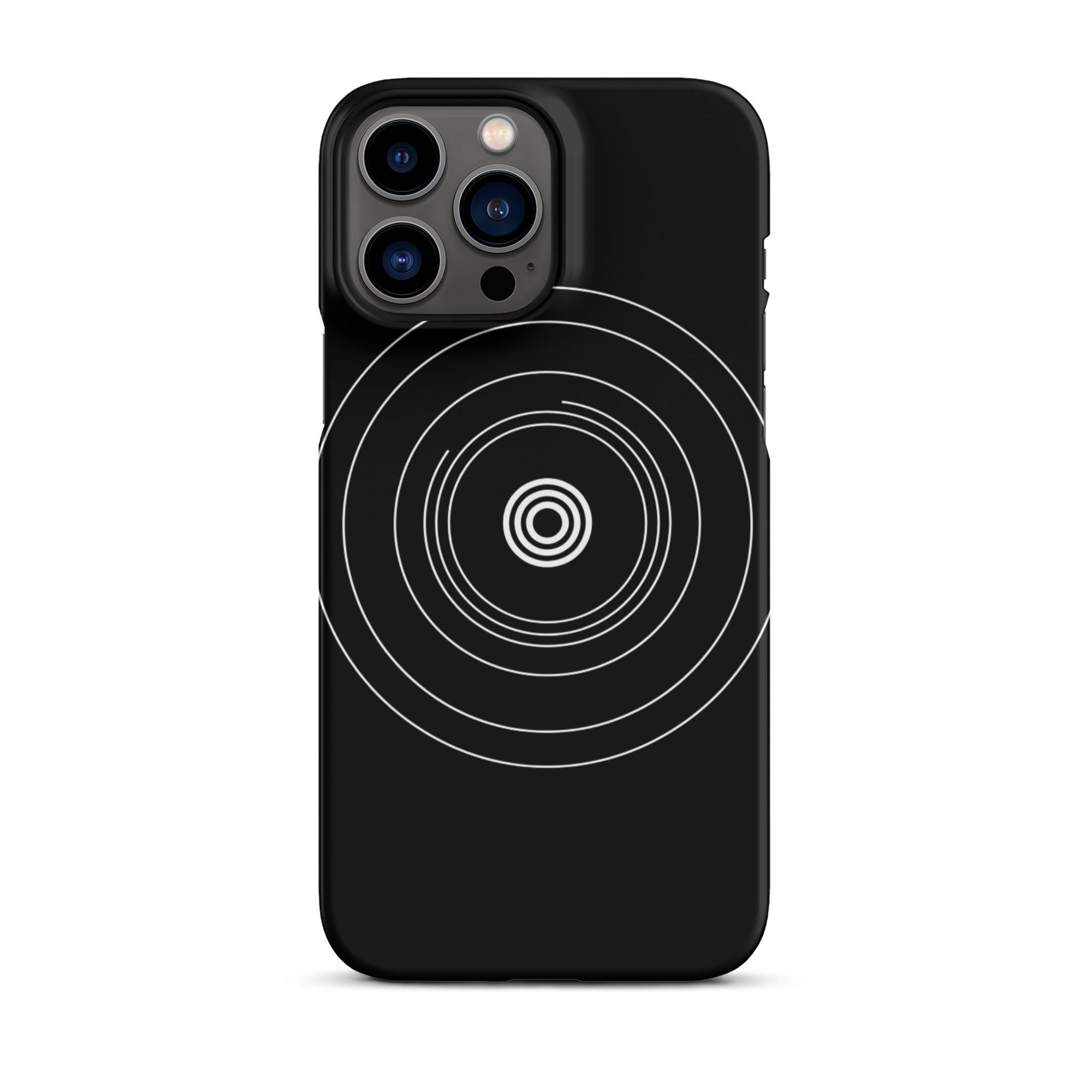 JetGirl Art Phone Case Black Circle Phone case for iPhone