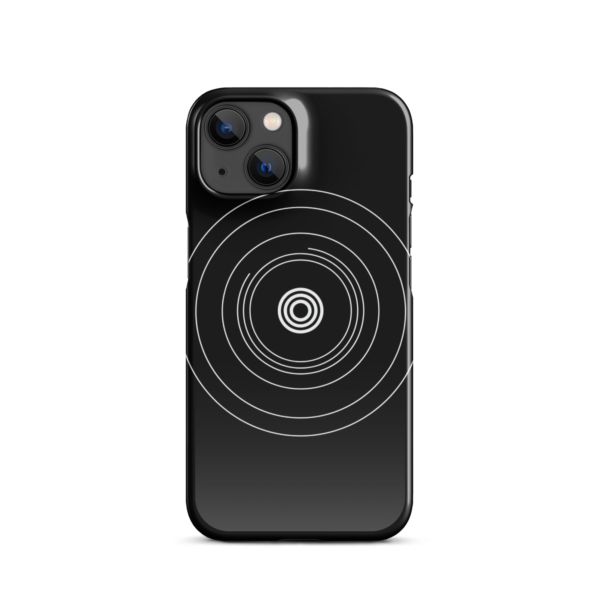 JetGirl Art Phone Case Black Circle Phone case for iPhone