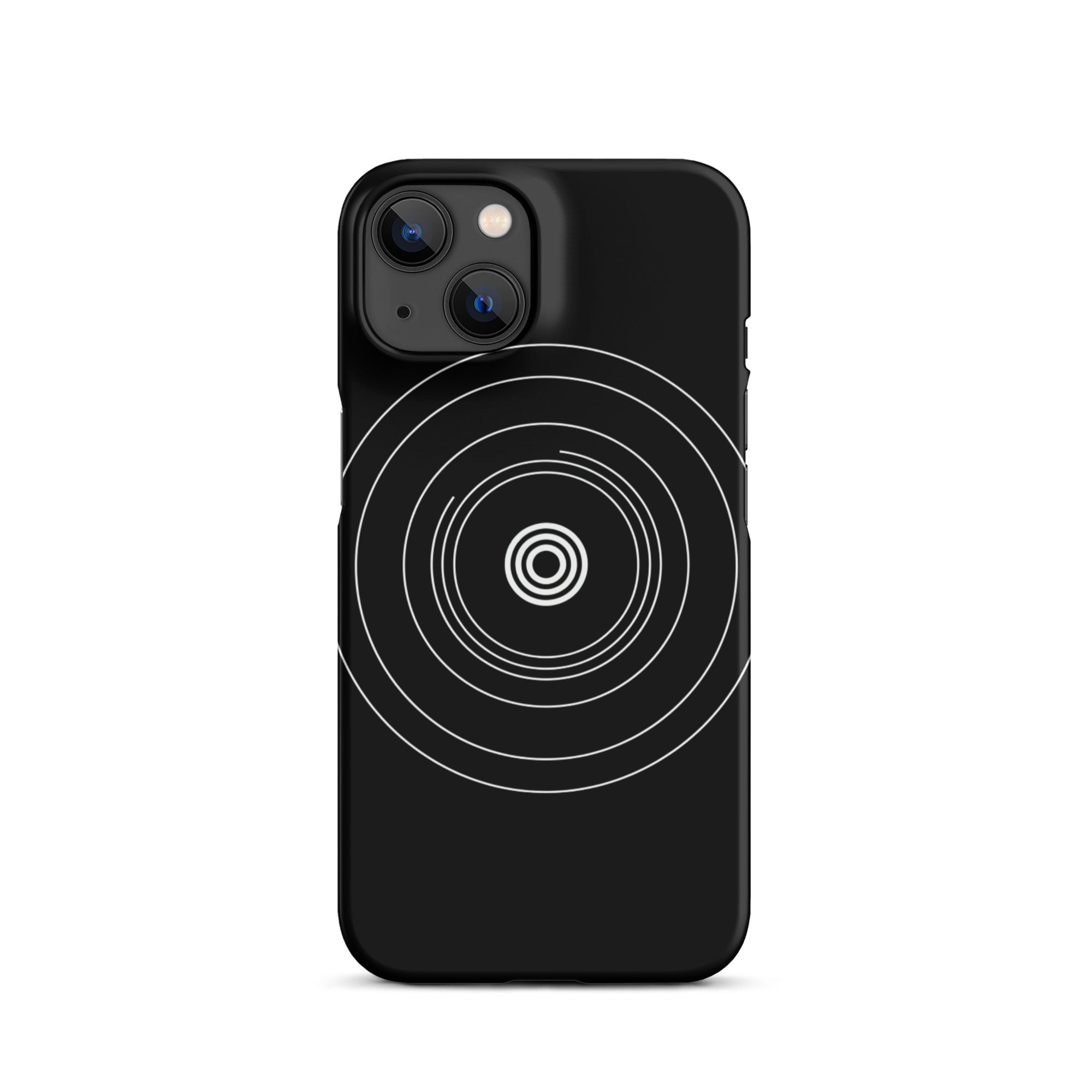 JetGirl Art Phone Case Black Circle Phone case for iPhone