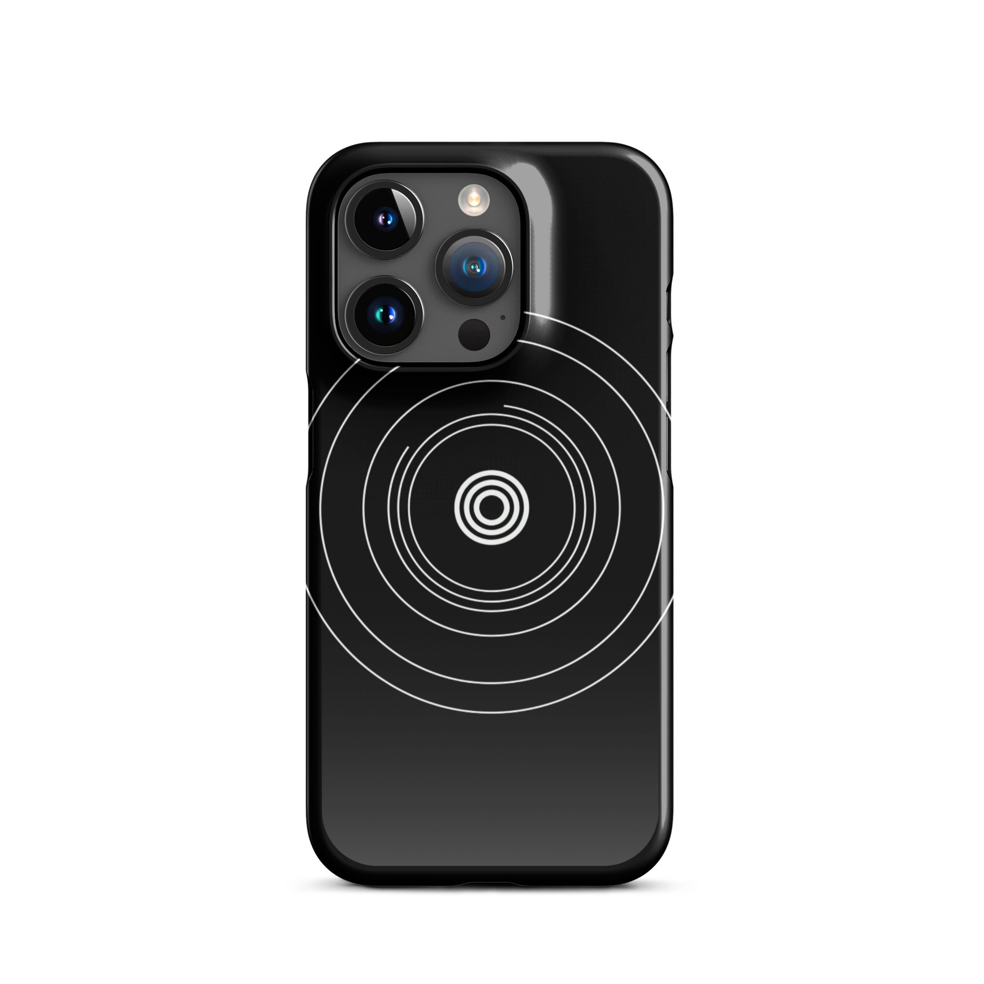 JetGirl Art Phone Case Black Circle Phone case for iPhone