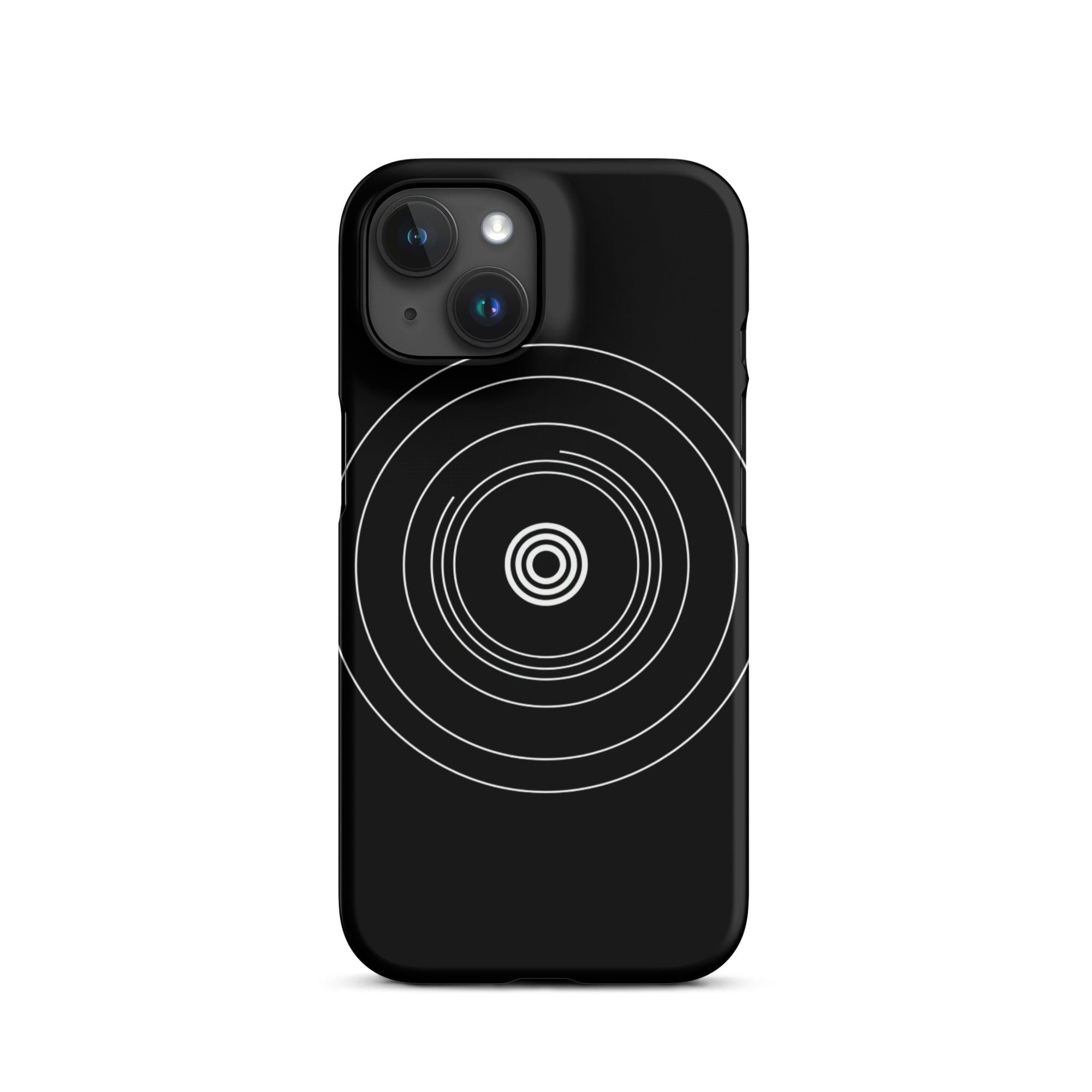 JetGirl Art Phone Case Black Circle Phone case for iPhone
