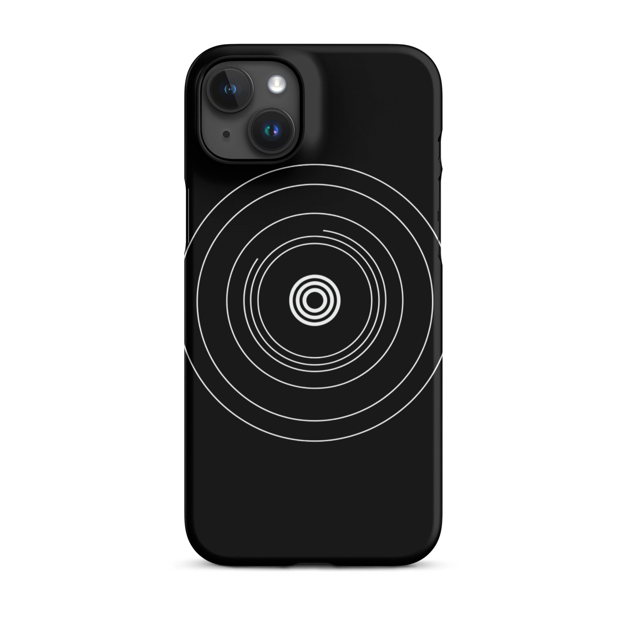 JetGirl Art Phone Case Black Circle Phone case for iPhone