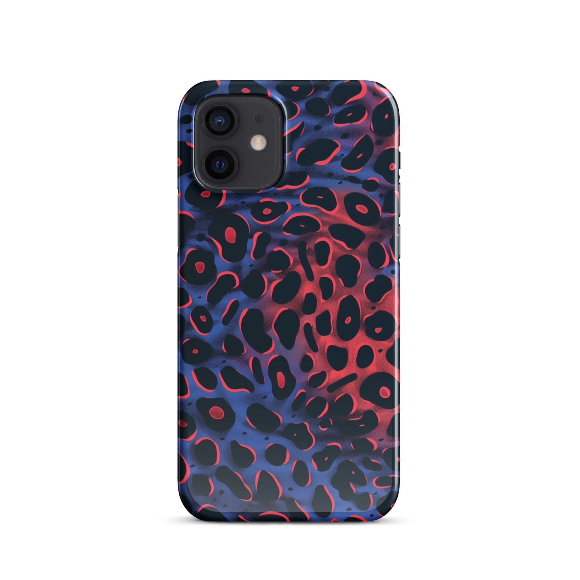 JetGirl Art Phone Case Glossy Hard Case / iPhone 12 Leopard Spots Phone case for iPhone