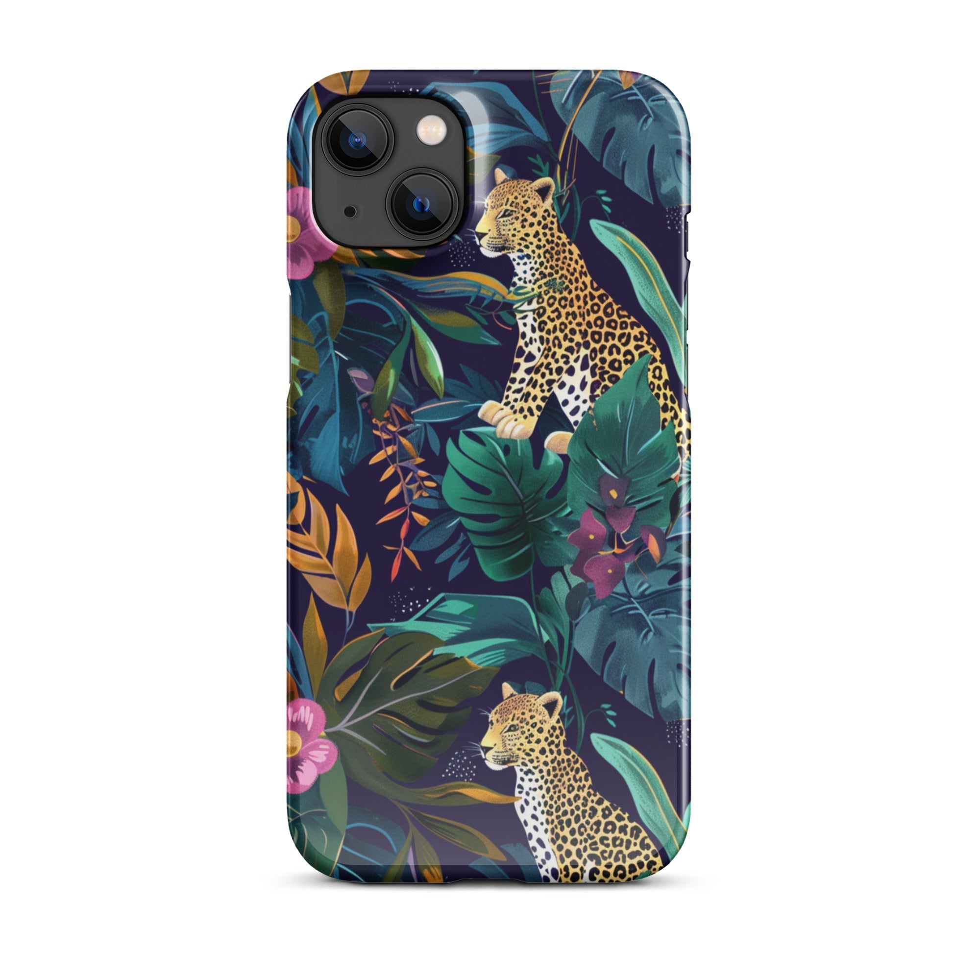 JetGirl Art Phone Case Glossy Hard Case / iPhone 14 Plus Jungle Phone case for iPhone