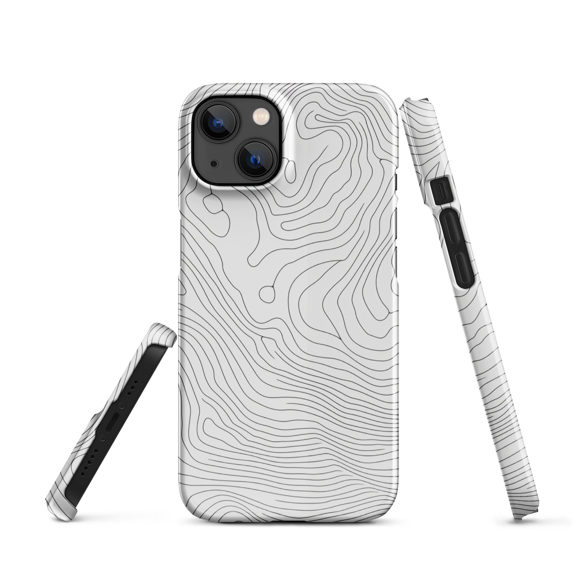 JetGirl Art Phone Case Glossy Snap Case / iPhone 13 Grey Phone Phone case for iPhone