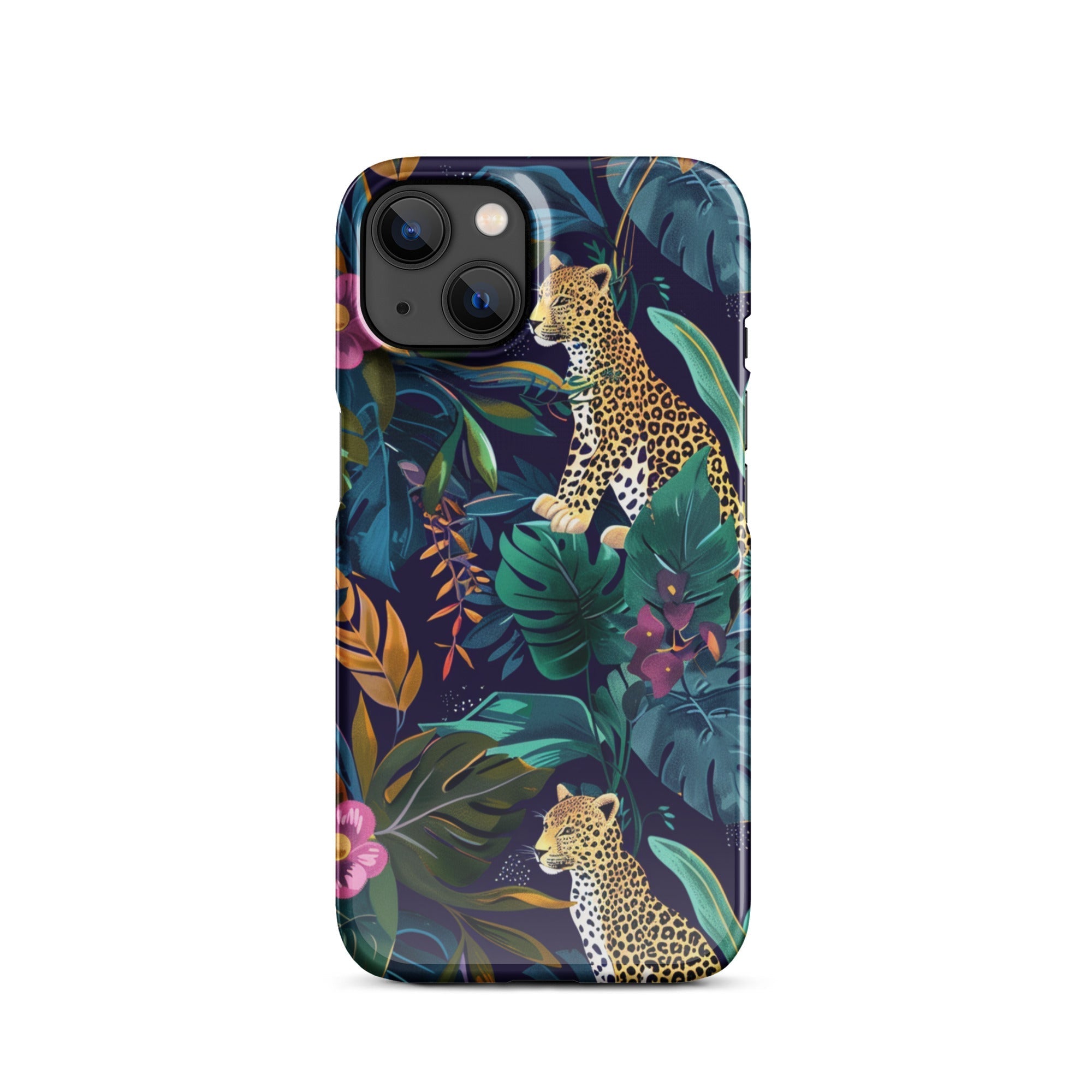 JetGirl Art Phone Case Glossy Snap Case / iPhone 13 Jungle Phone case for iPhone