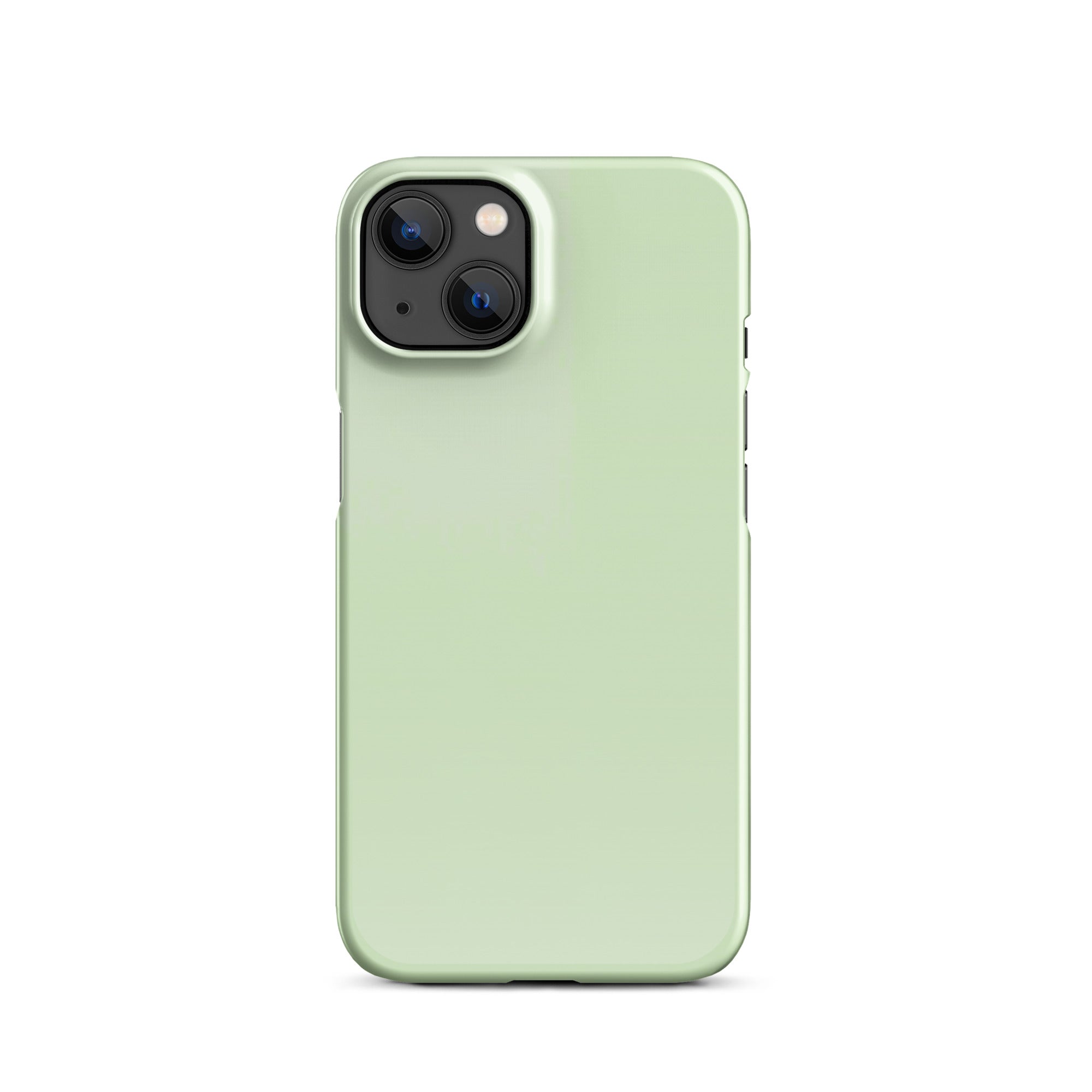 JetGirl Art Phone Case Glossy Snap Case / iPhone 13 Light Green Phone case for iPhone