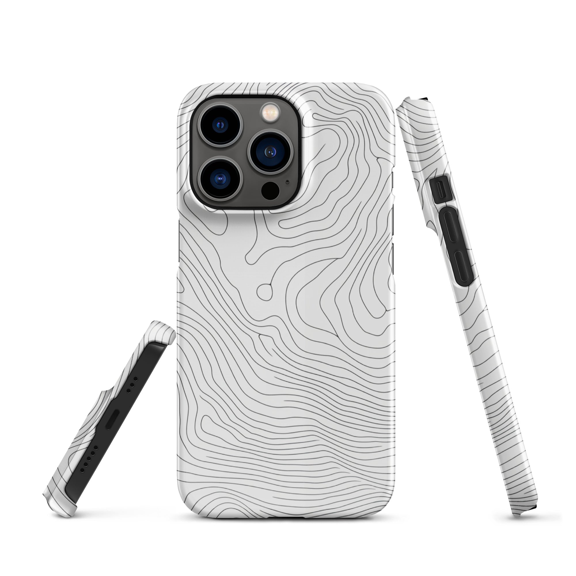 JetGirl Art Phone Case Glossy Snap Case / iPhone 13 Pro Grey Phone Phone case for iPhone