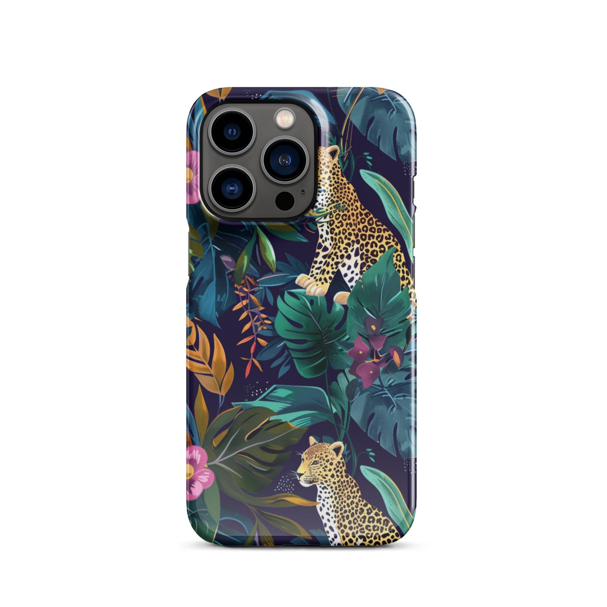 JetGirl Art Phone Case Glossy Snap Case / iPhone 13 Pro Jungle Phone case for iPhone