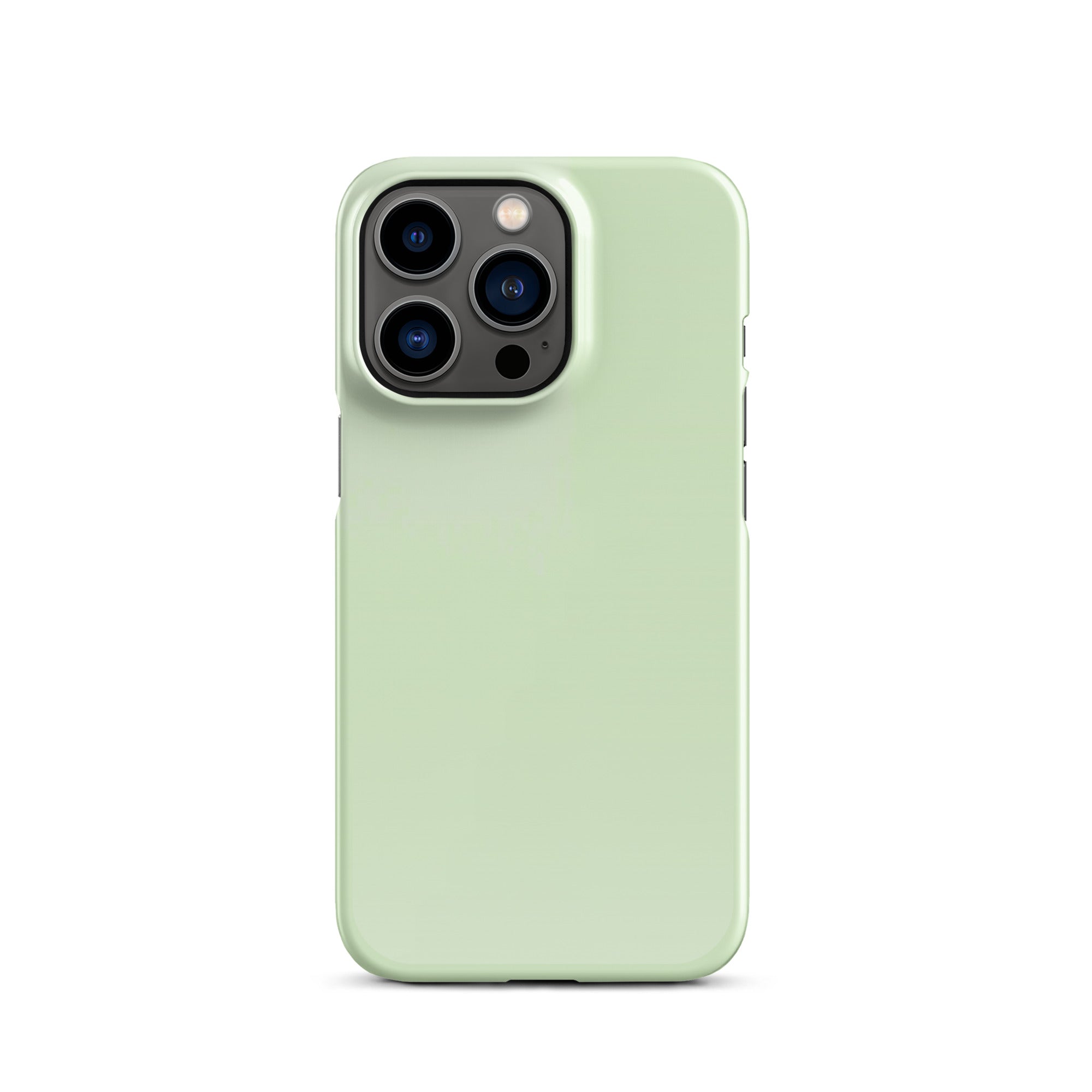 JetGirl Art Phone Case Glossy Snap Case / iPhone 13 Pro Light Green Phone case for iPhone