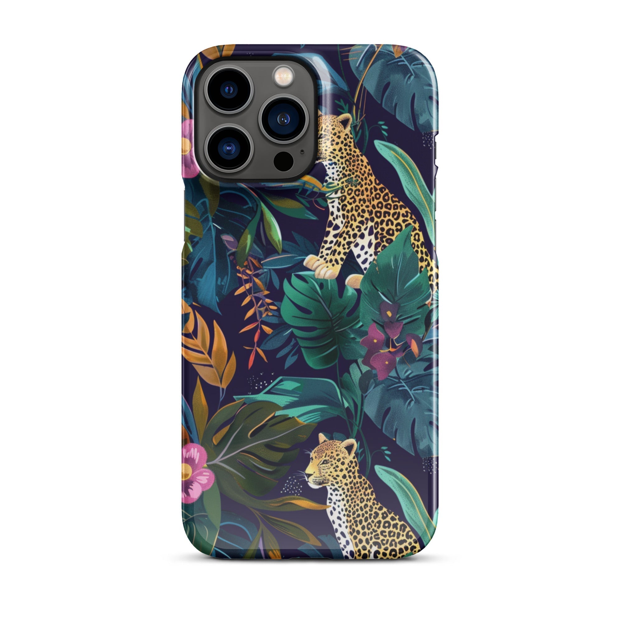 JetGirl Art Phone Case Glossy Snap Case / iPhone 13 Pro Max Jungle Phone case for iPhone