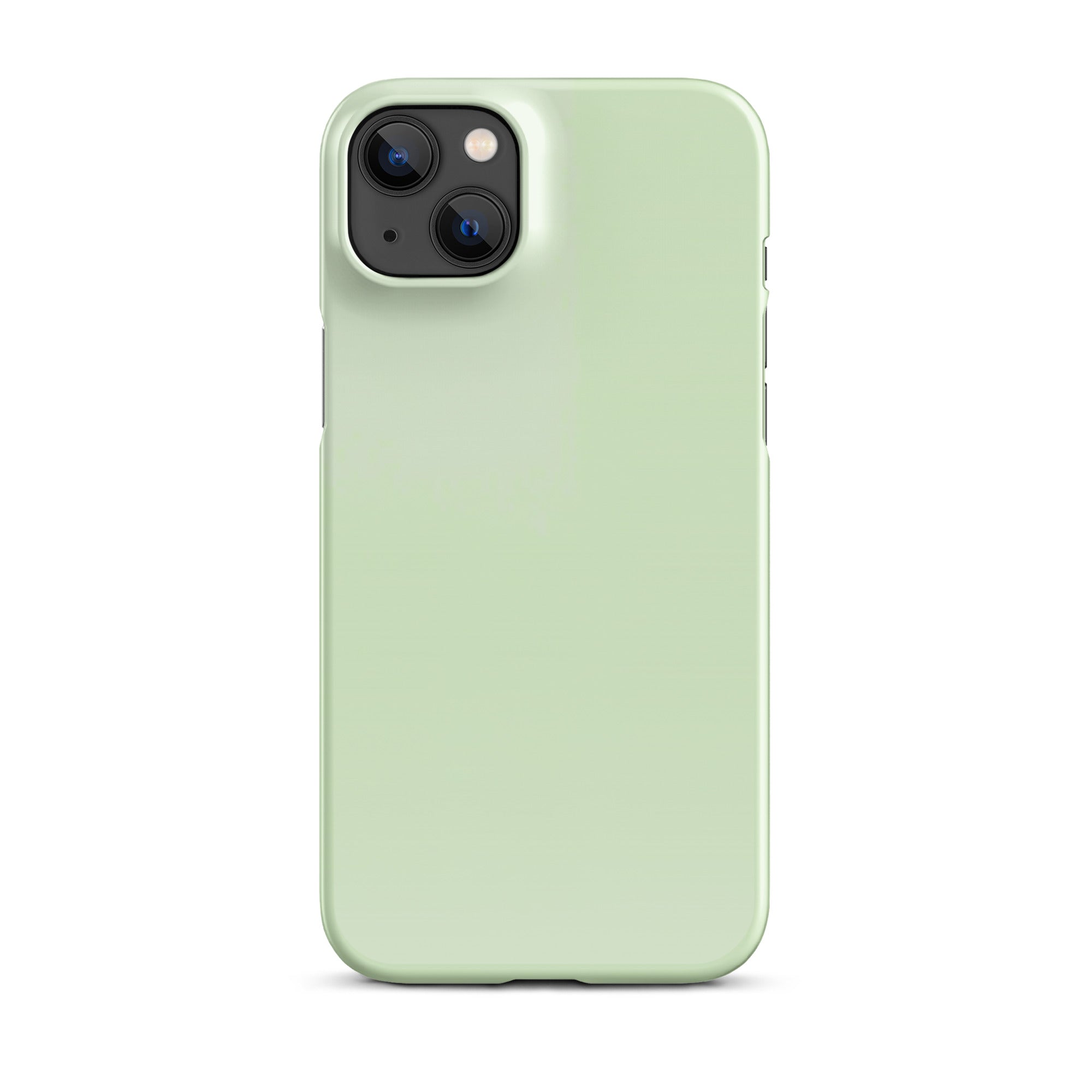 JetGirl Art Phone Case Glossy Snap Case / iPhone 14 Plus Light Green Phone case for iPhone