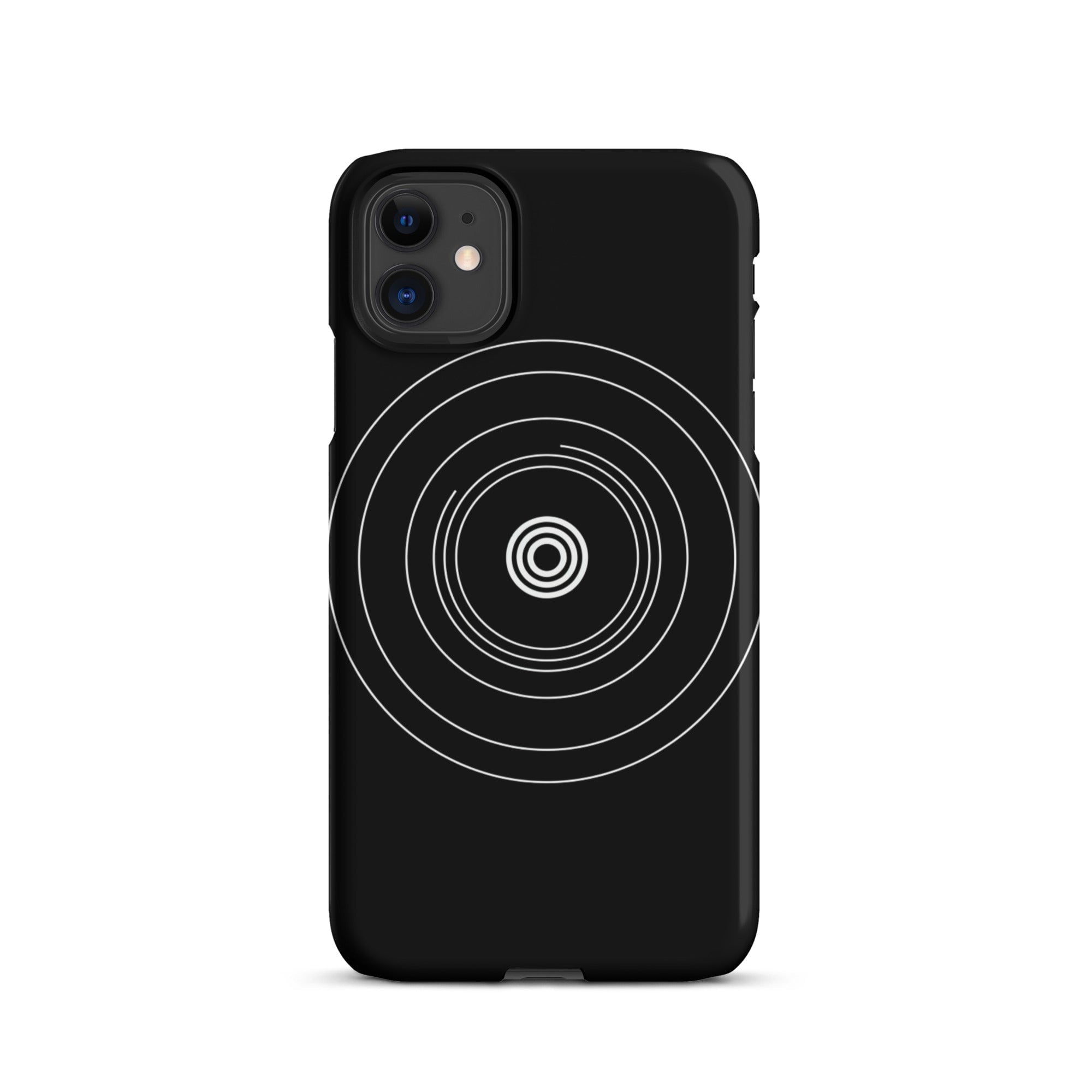 JetGirl Art Phone Case Matte Hard Case / iPhone 11 Black Circle Phone case for iPhone