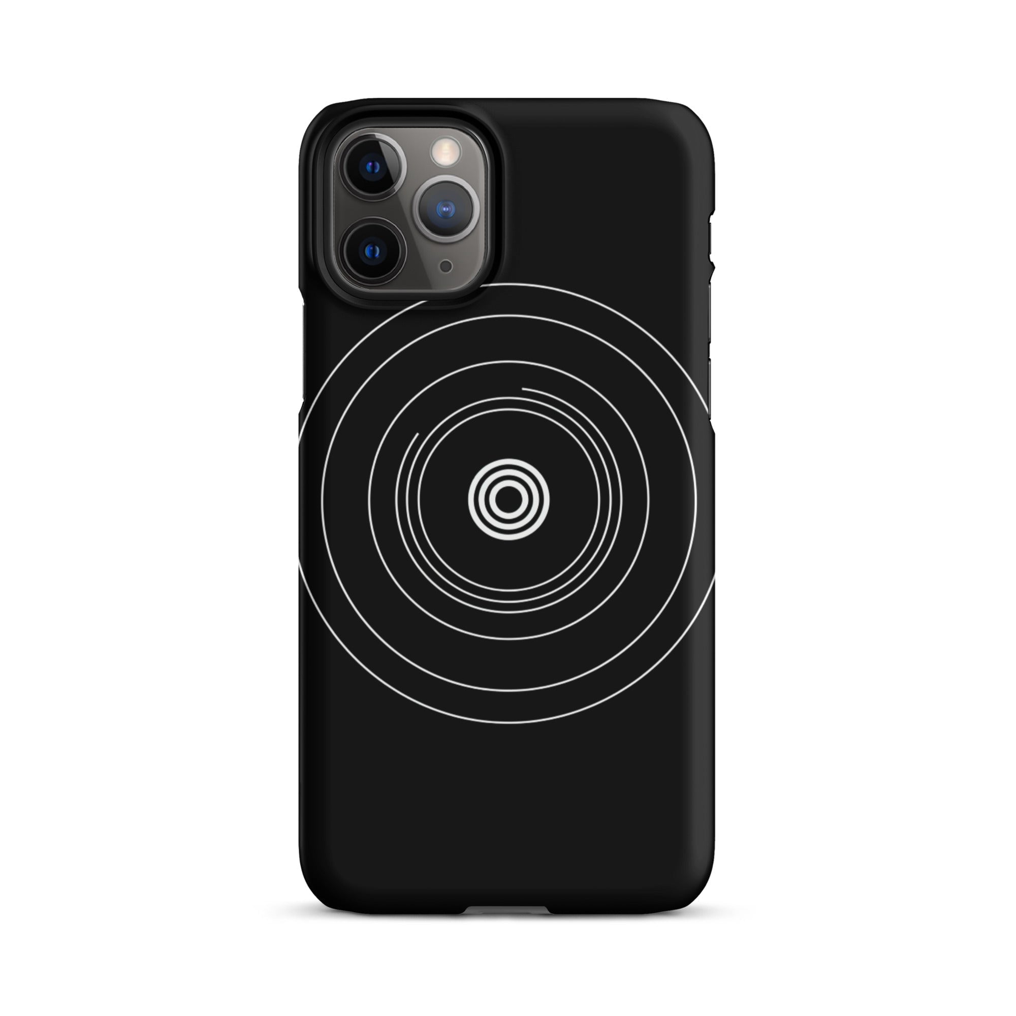 JetGirl Art Phone Case Matte Hard Case / iPhone 11 Pro Black Circle Phone case for iPhone