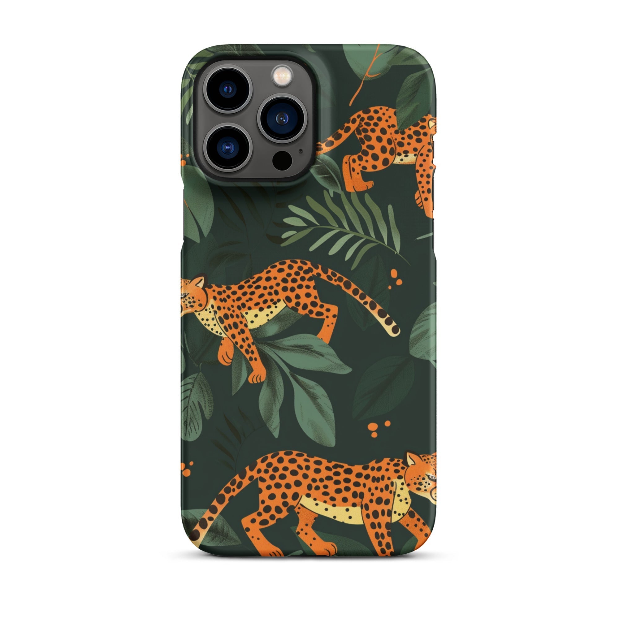 JetGirl Art Phone Case Matte Hard Case / iPhone 13 Pro Max Leopard baby Phone case for iPhone