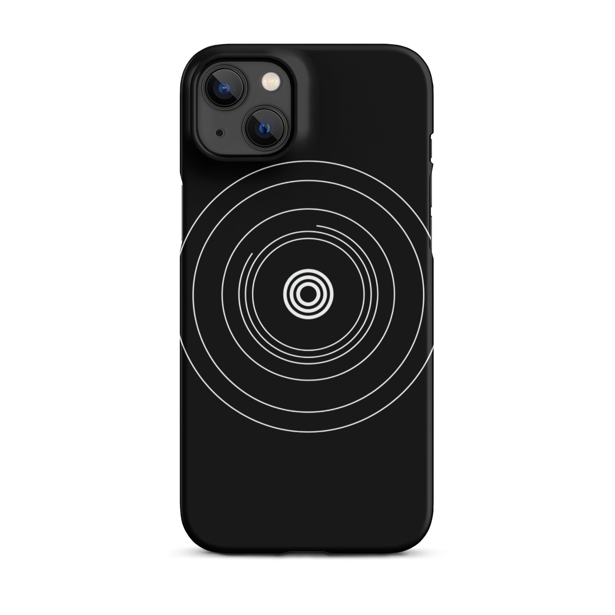 JetGirl Art Phone Case Matte Hard Case / iPhone 14 Plus Black Circle Phone case for iPhone