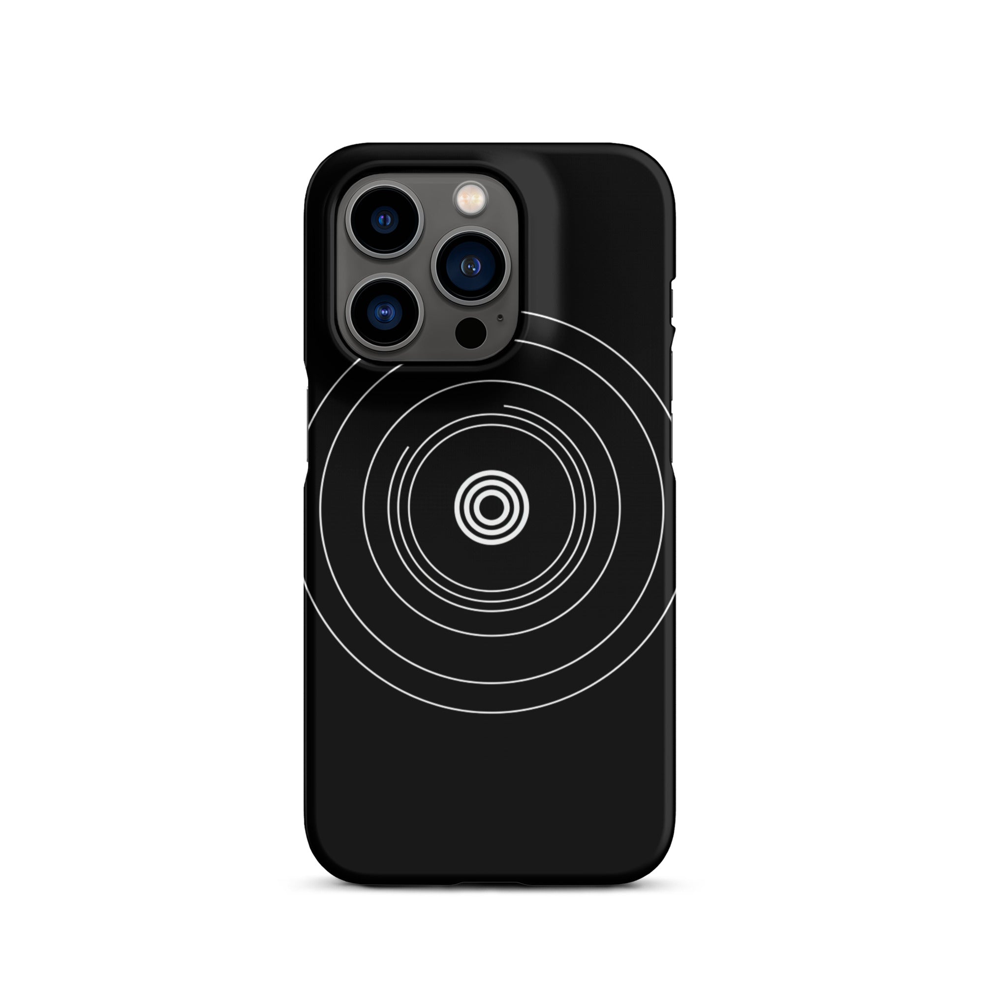 JetGirl Art Phone Case Matte Hard Case / iPhone 14 Pro Black Circle Phone case for iPhone