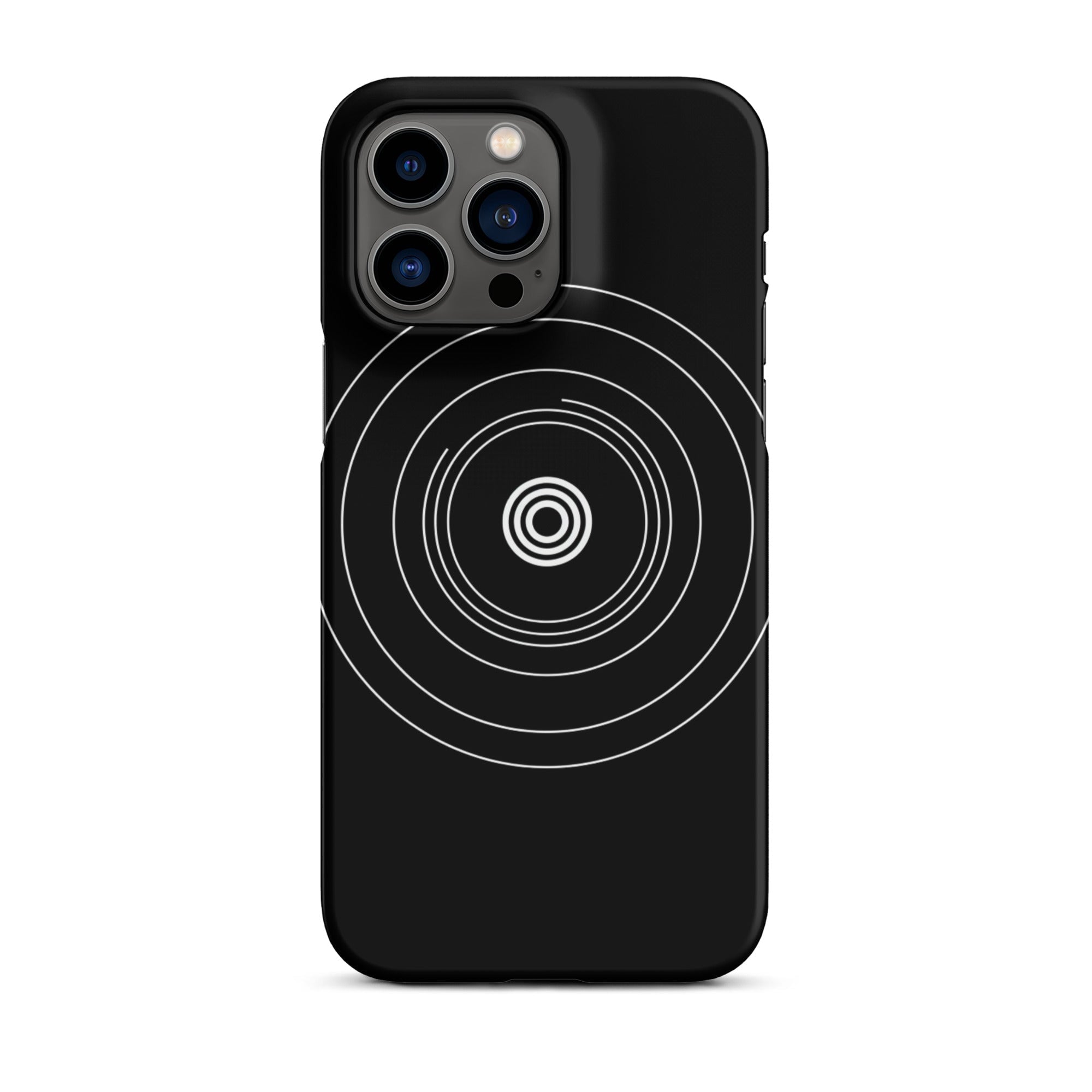 JetGirl Art Phone Case Matte Hard Case / iPhone 14 Pro Max Black Circle Phone case for iPhone