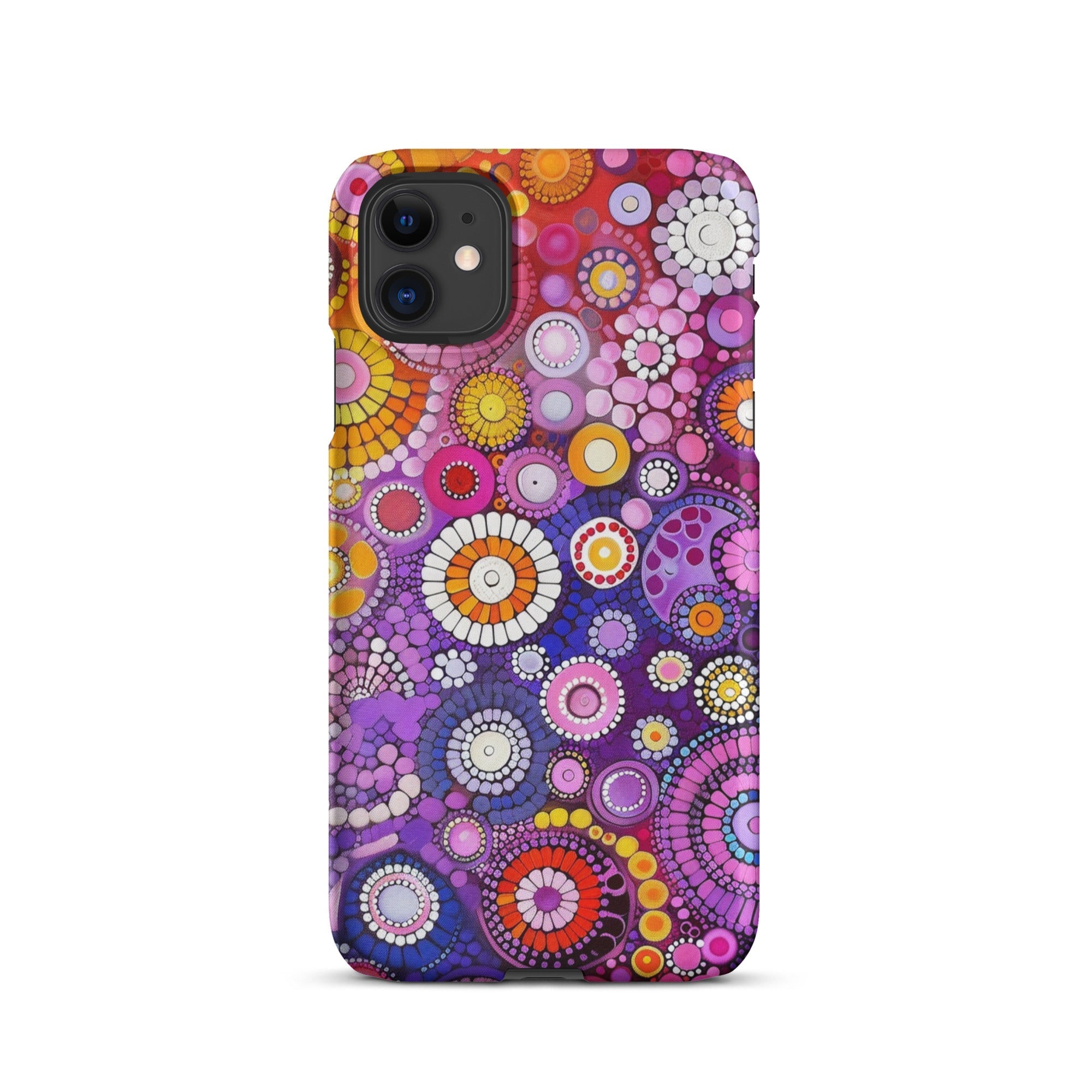 JetGirl Art Phone Case Matte Snap Case / iPhone 11 Folk Art Phone case for iPhone