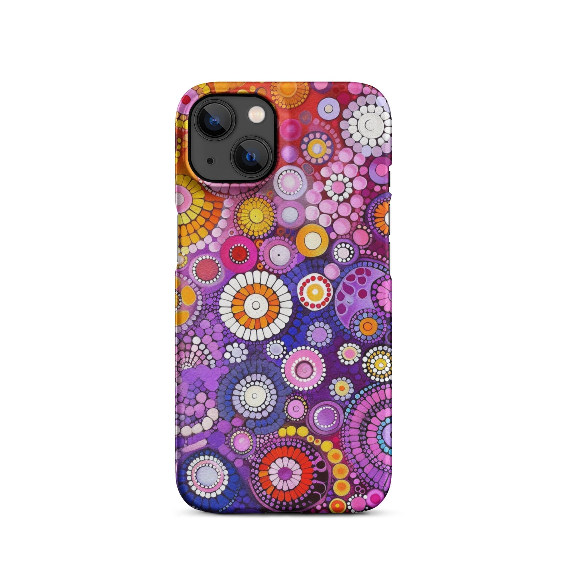 JetGirl Art Phone Case Matte Snap Case / iPhone 13 Folk Art Phone case for iPhone