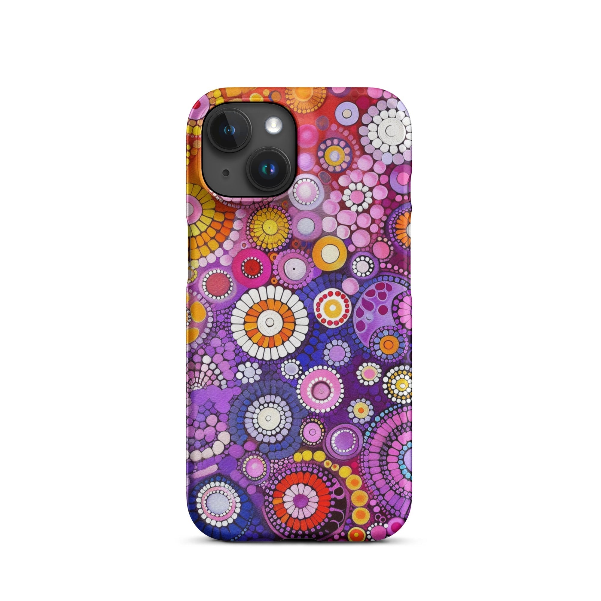 JetGirl Art Phone Case Matte Snap Case / iPhone 15 Folk Art Phone case for iPhone