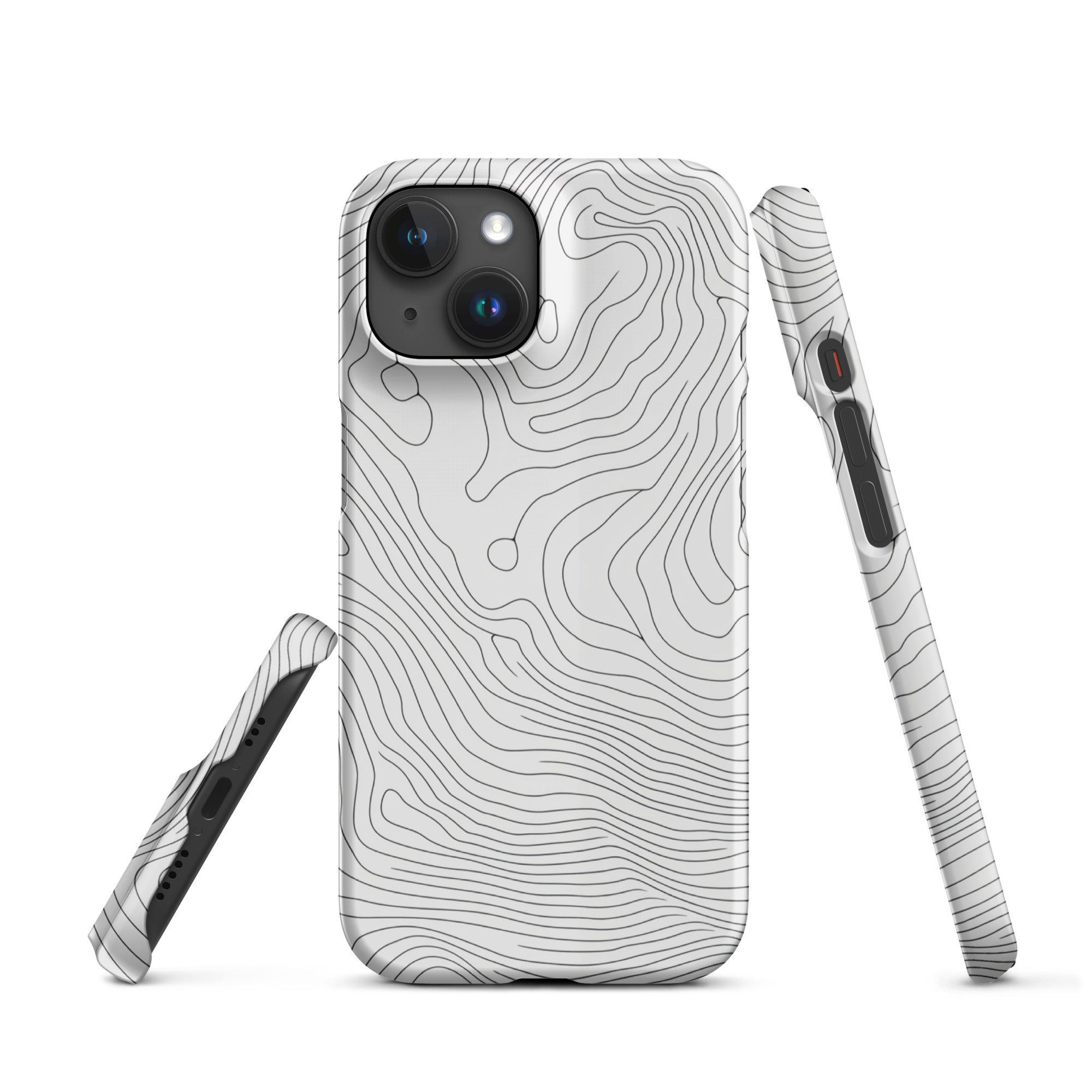 JetGirl Art Phone Case Matte Snap Case / iPhone 15 Grey Phone Phone case for iPhone