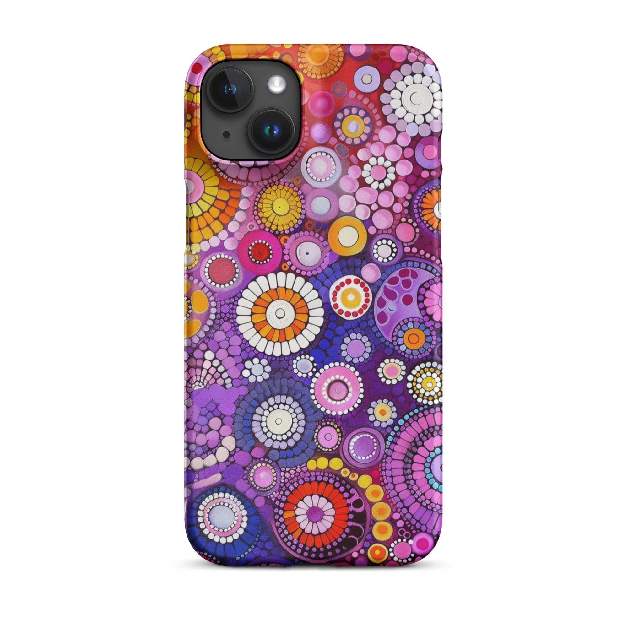 JetGirl Art Phone Case Matte Snap Case / iPhone 15 Plus Folk Art Phone case for iPhone