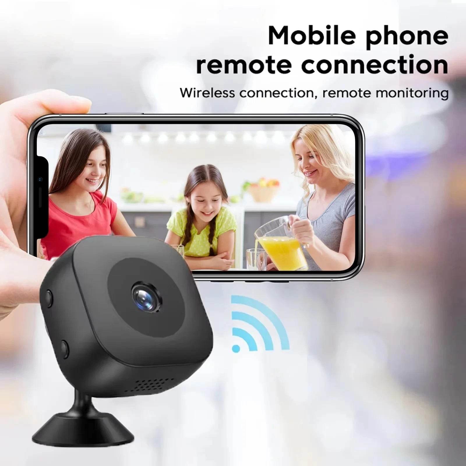 Mini 4K WiFi Security Camera with Full Color Night Vision - Nic's Electronics