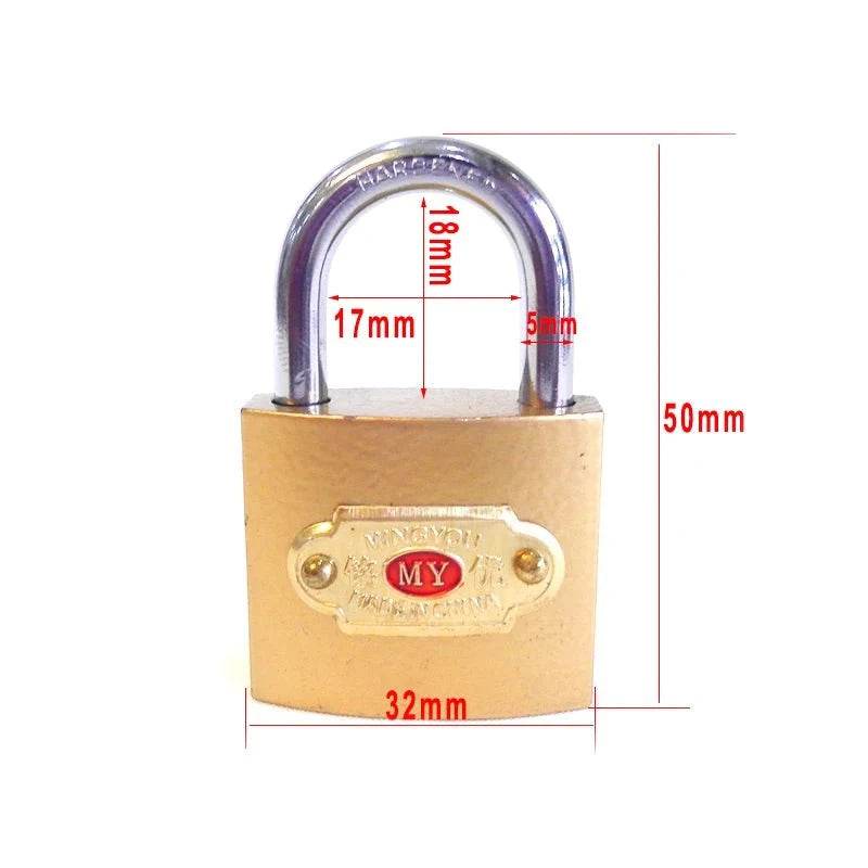 10-Pack 32mm Padlocks | Keyed Alike - Nic's Electronics