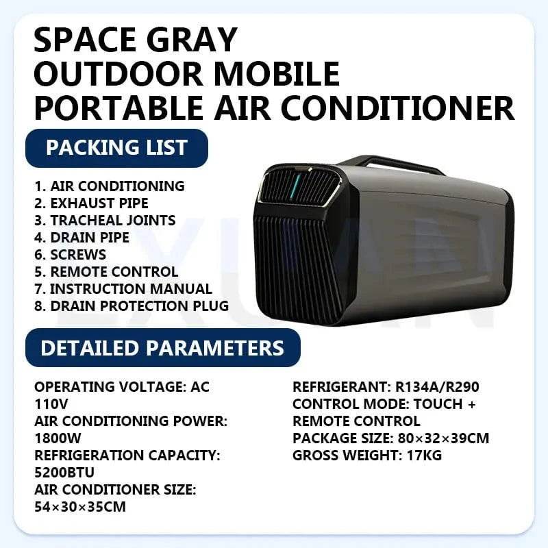 Portable Outdoor AC Unit for RV, Truck & Camping - Nic's Electronics