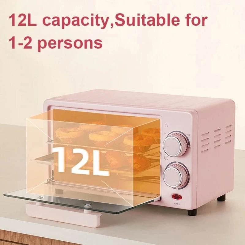 12L Mini Electric Oven for Baking & Roasting - Nic's Electronics