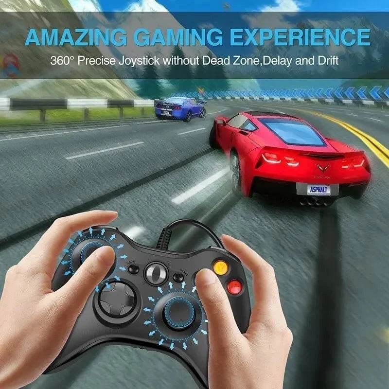 2.4G Wireless Gamepad Controller for Xbox 360, PS3 & PC – 3D Joystick - Nic's Electronics