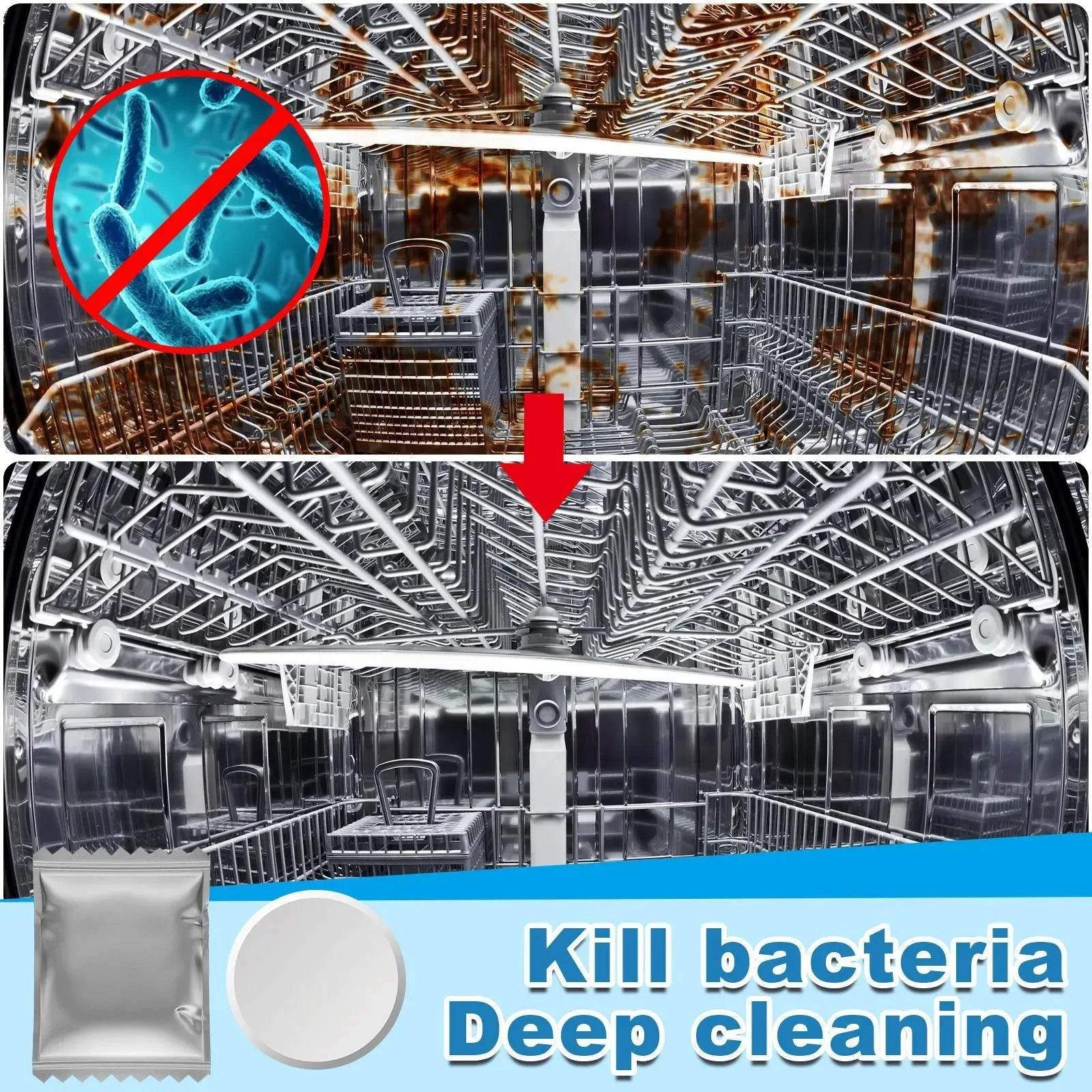 Dishwasher Cleaner Tablets for Deep Cleaning & Descaling - Nic's Electronics