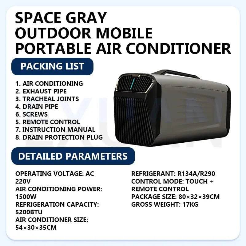 Portable Outdoor AC Unit for RV, Truck & Camping - Nic's Electronics