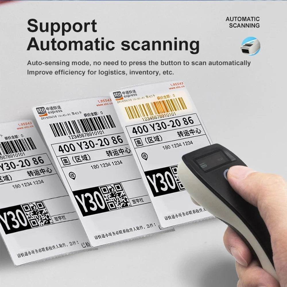Bluetooth 2D Barcode Scanner | Wireless QR Code Reader - Nic's Electronics