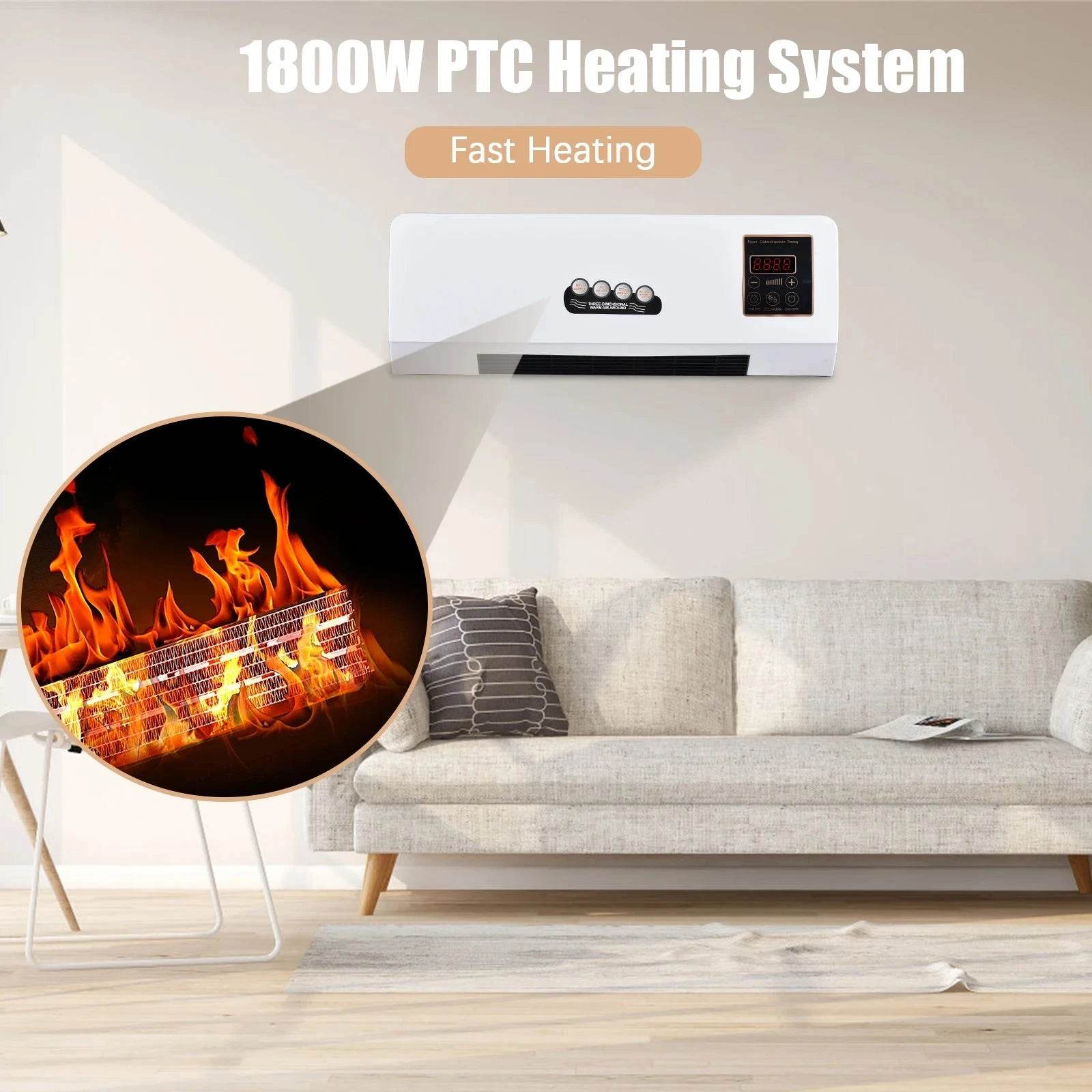 2-in-1 Portable AC & Heater with Remote Control - Nic's Electronics