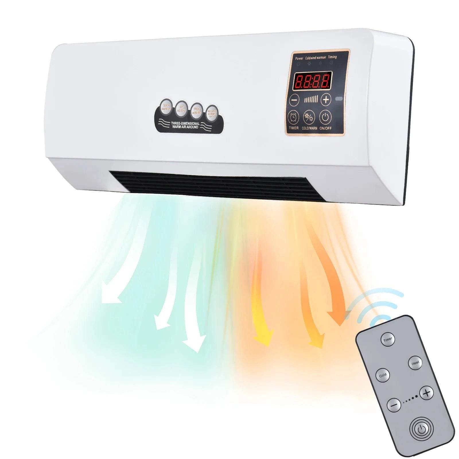 2-in-1 Portable AC & Heater with Remote Control - Nic's Electronics