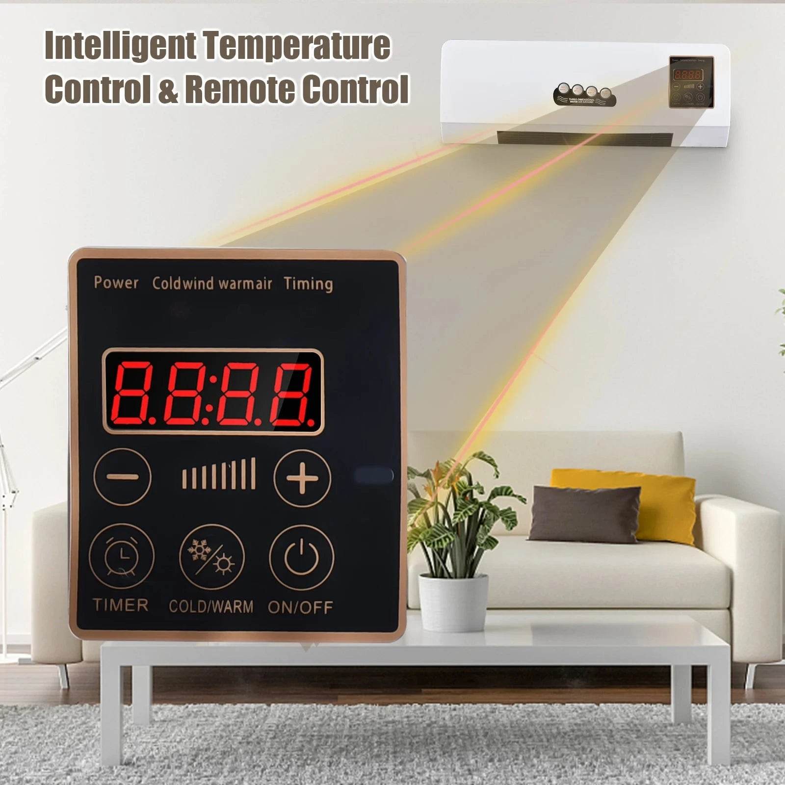 2-in-1 Portable AC & Heater with Remote Control - Nic's Electronics
