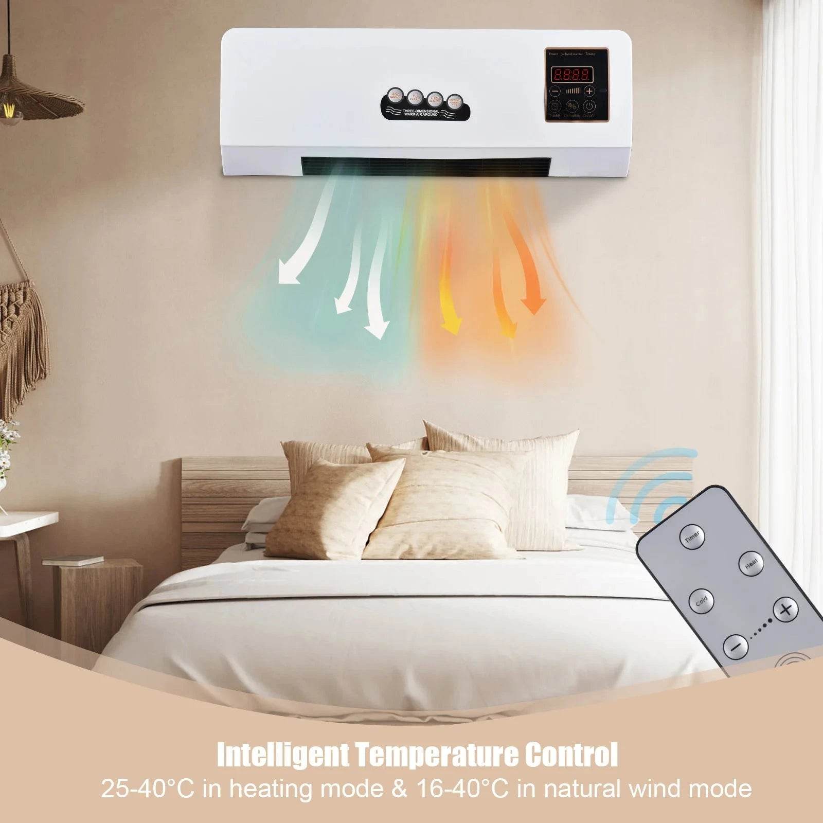 2-in-1 Portable AC & Heater with Remote Control - Nic's Electronics