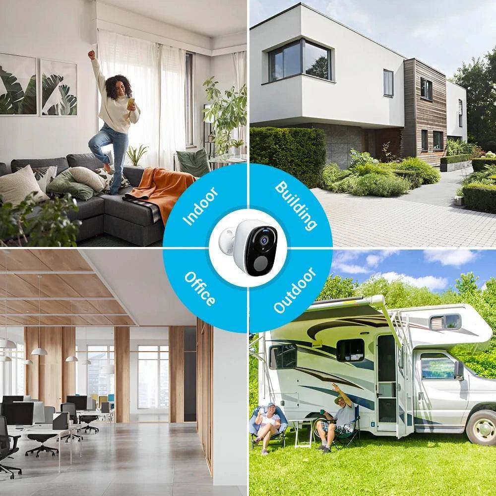5MP 2K Solar Security Camera with 5G WiFi & Alexa - Nic's Electronics