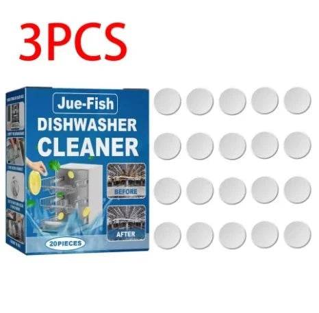 Dishwasher Cleaner Tablets for Descaling & Oil Removal - Nic's Electronics