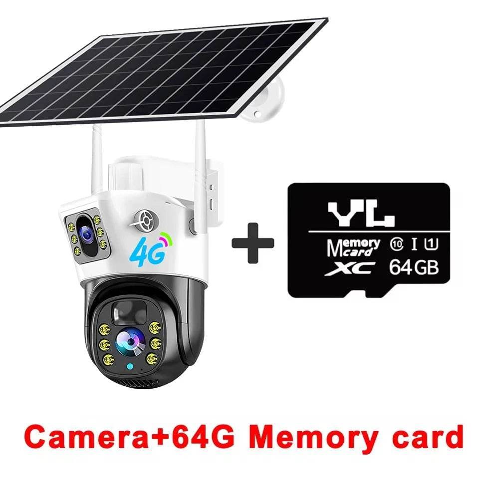 V380 Pro 4G Solar Security Camera with PIR Human Detect - Nic's Electronics