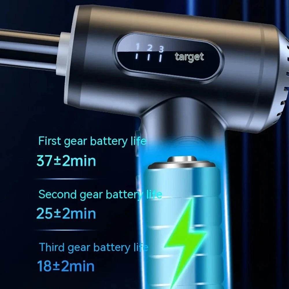 50000RPM Handheld Car Vacuum | Cordless Cleaner & Blower - Nic's Electronics
