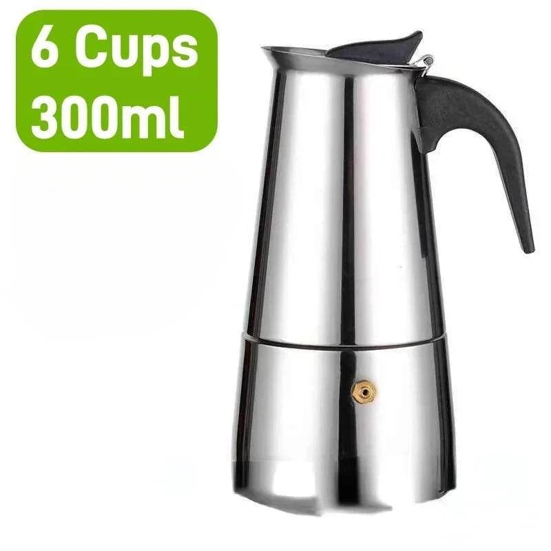 Stainless Steel Moka Pot for Induction Cooktops - Nic's Electronics