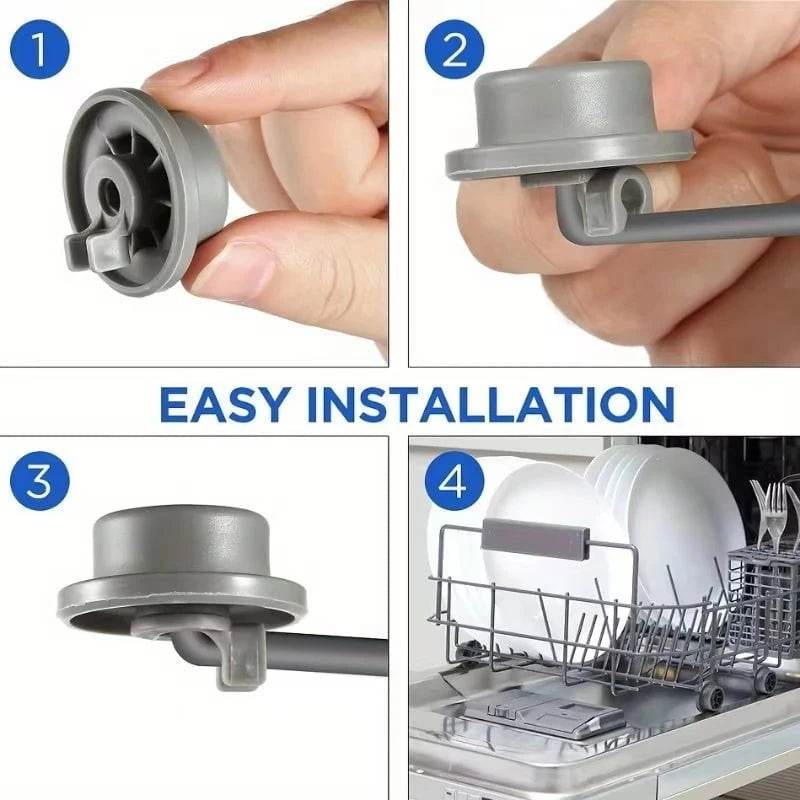 8-Pack Dishwasher Lower Rack Wheels for Bosch & Kenmore - Nic's Electronics
